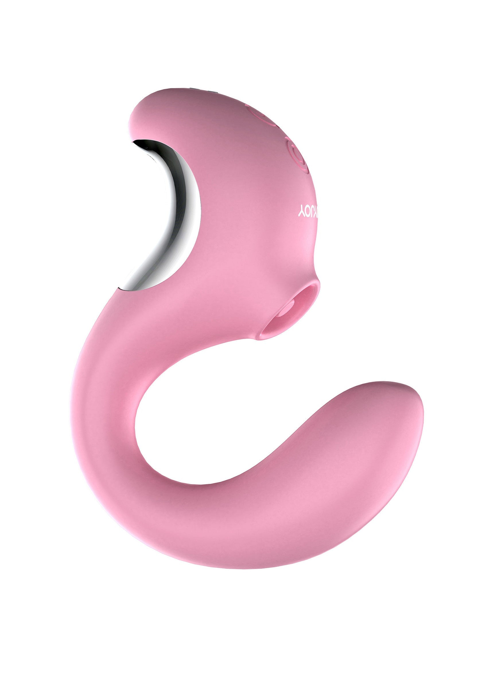 Vibromasseur rose pour le plaisir féminin et le bien-être intime. Jouet pour adultes, rechargeable et étanche.; Roze vibrator voor vrouwelijk genot en intiem welzijn. Oplaadbaar en waterdicht speeltje voor volwassenen.; Pink vibrator for female pleasure and intimate wellness. Rechargeable and waterproof adult toy.