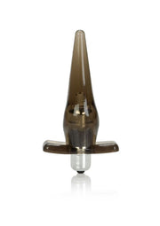 Plug anal en silicone marron pour le plaisir personnel.; Bruine siliconen anale plug voor persoonlijk genot.; Brown silicone butt plug for personal enjoyment.