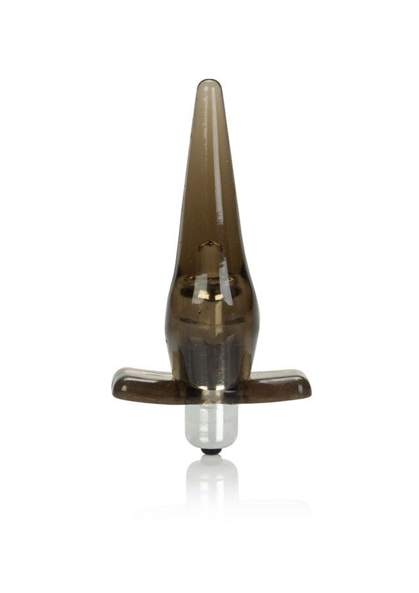 Plug anal en silicone marron pour le plaisir personnel.; Bruine siliconen anale plug voor persoonlijk genot.; Brown silicone butt plug for personal enjoyment.