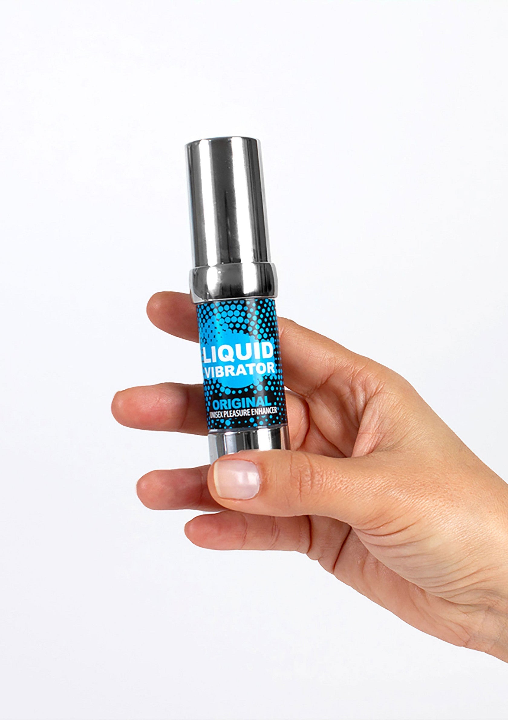 Vibromasseur liquide original pour plus de plaisir. Découvrez une nouvelle dimension du plaisir.; Originele vloeibare vibrator voor meer plezier. Ontdek een nieuwe dimensie van genot.; Original liquid vibrator for enhanced pleasure. Discover a new dimension of sensation.