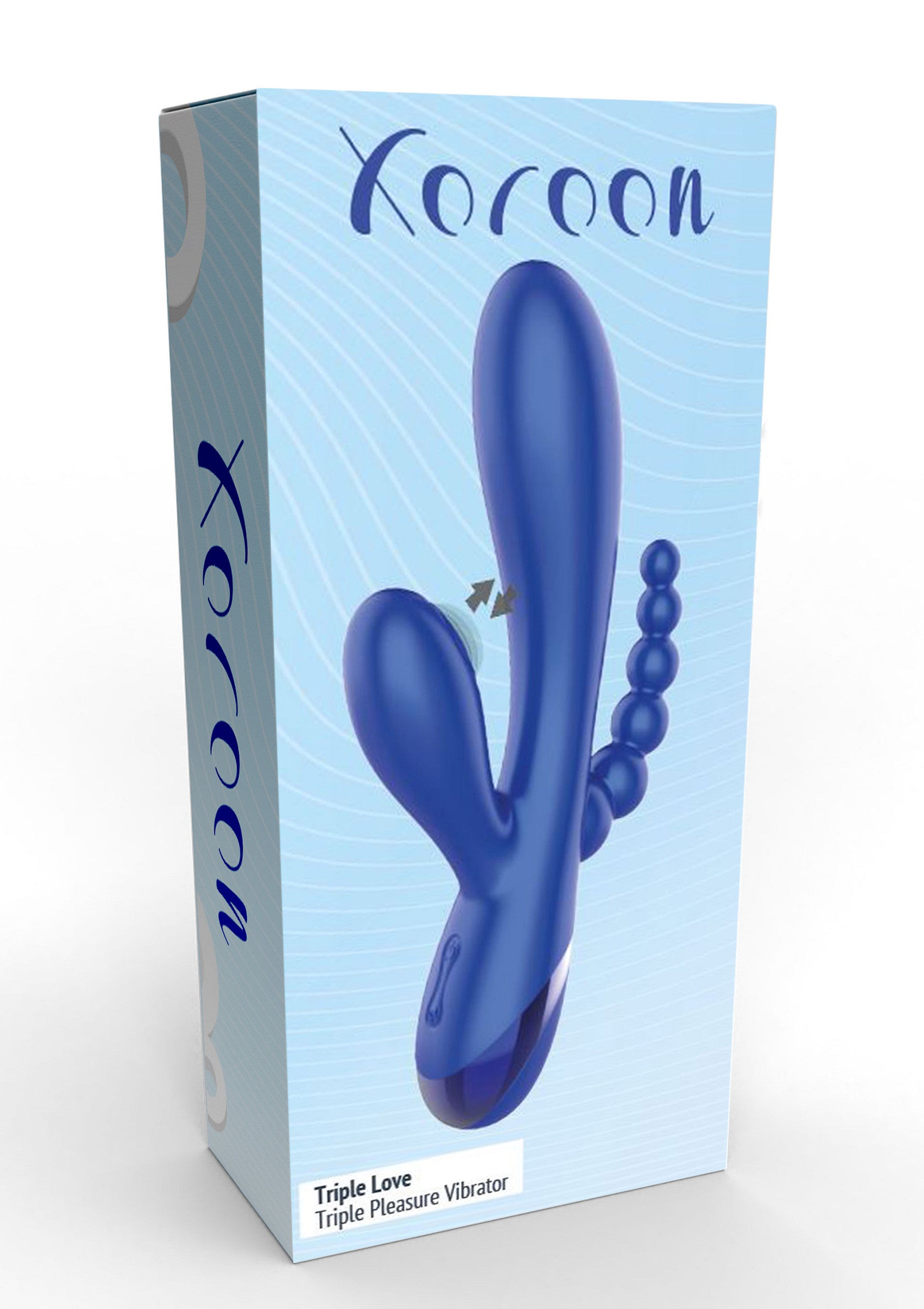 Vibrateur Triple Love Xocoon pour un plaisir intense. Découvrez des sensations uniques avec ce sextoy innovant.; Xocoon Triple Love vibrator voor intense pleasure. Ontdek unieke sensaties met dit innovatieve seksspeeltje.; Xocoon Triple Love vibrator for intense pleasure. Discover unique sensations with this innovative sex toy.