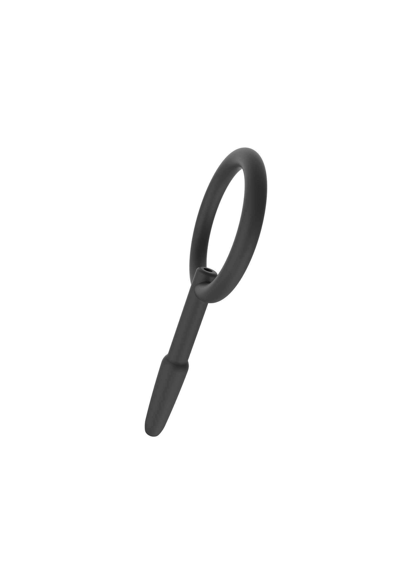 Anneau pénien en silicone noir pour adultes. Améliorez votre plaisir avec cet accessoire érotique discret.; Zwarte siliconen penisring voor volwassenen. Verbeter uw plezier met dit discrete erotische accessoire.; Black silicone cock ring for adults. Enhance your pleasure with this discreet erotic accessory.