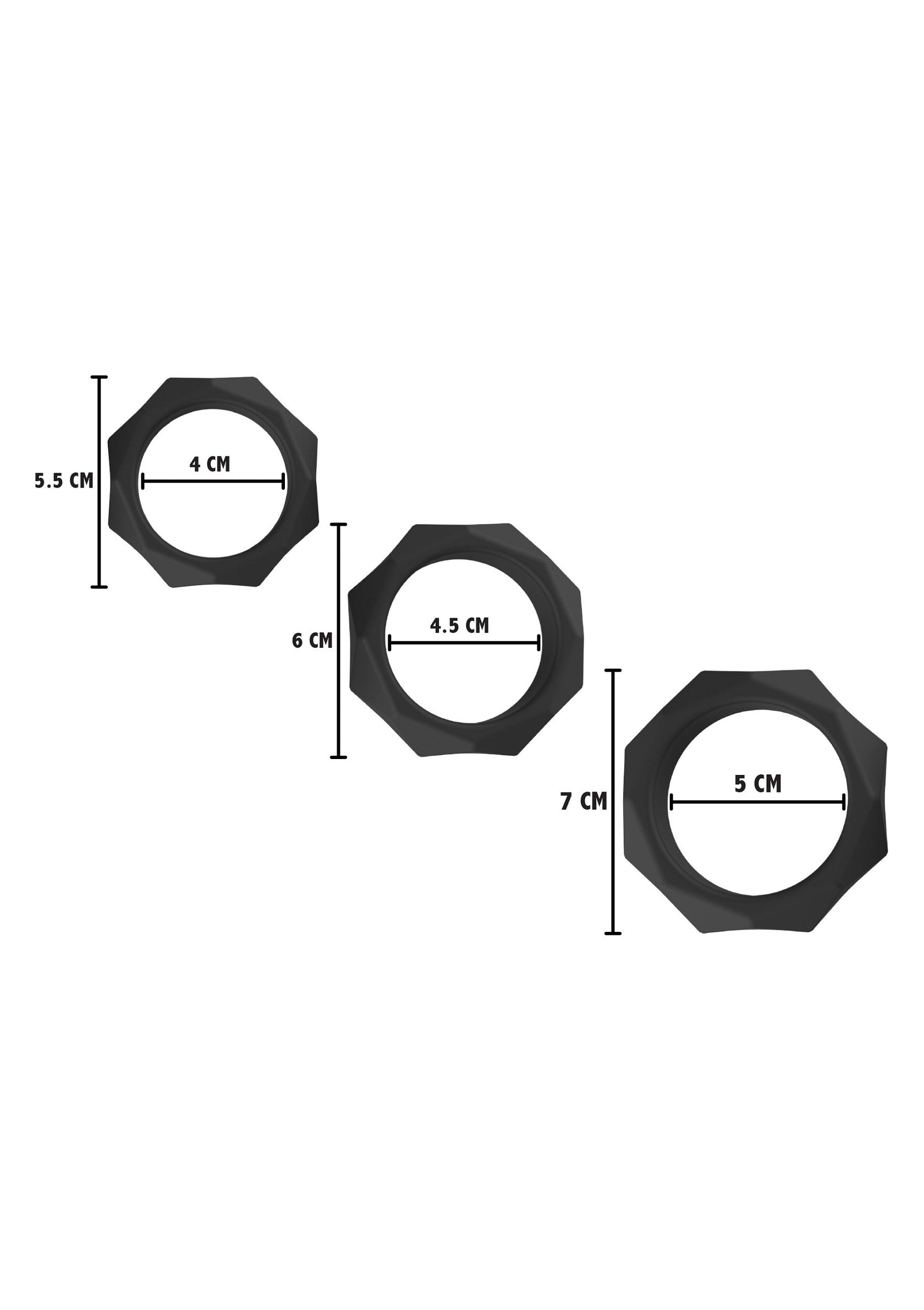 Hidden Desire Heavy C-Ring Set