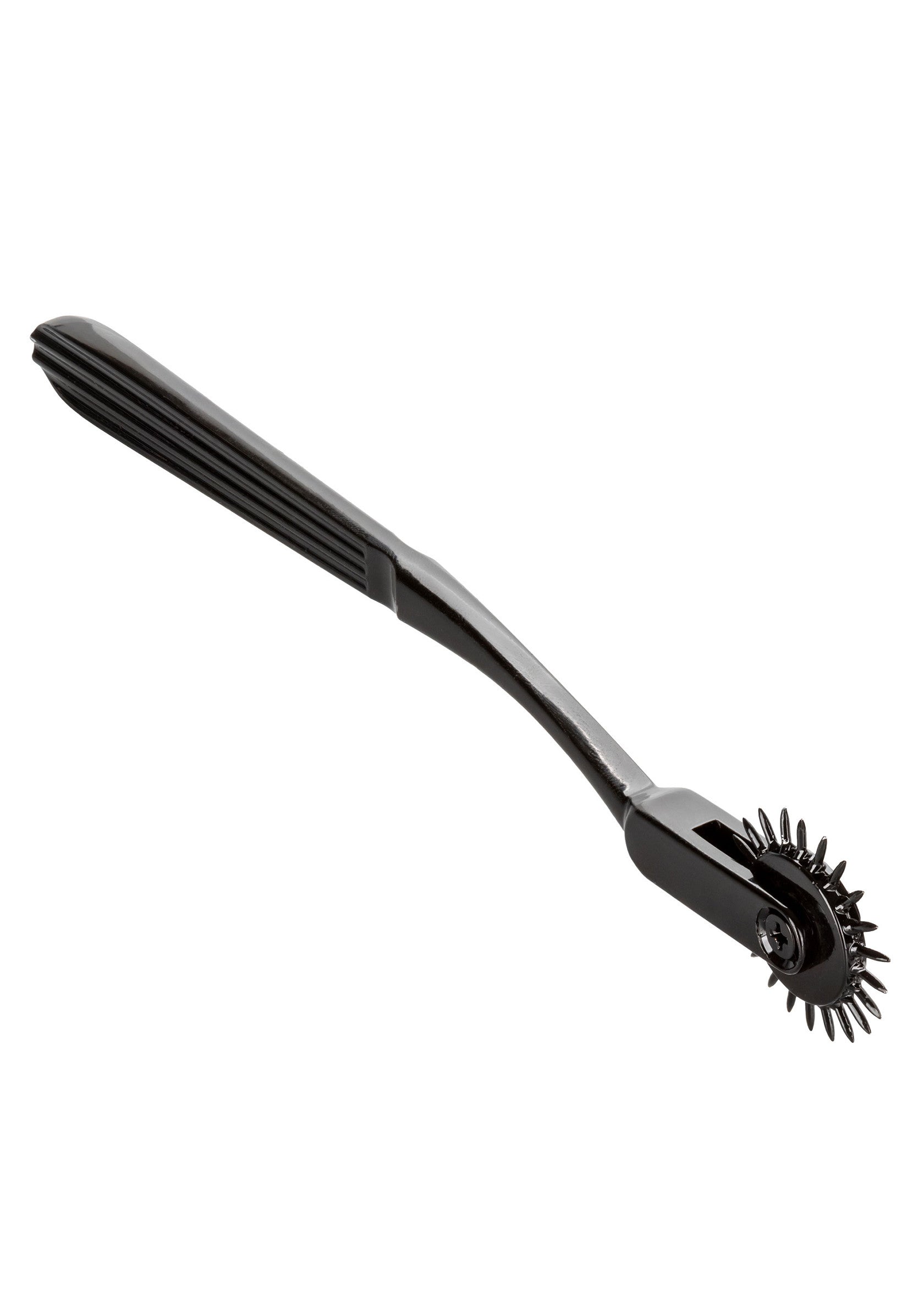Roue de Wartenberg noire pour la stimulation sensorielle. Accessoire de qualité pour explorer de nouvelles sensations.; Zwarte Wartenberg pinwheel voor sensorische stimulatie. Hoogwaardig accessoire om nieuwe sensaties te verkennen.; Black Wartenberg pinwheel for sensory stimulation. Quality accessory to explore new sensations.