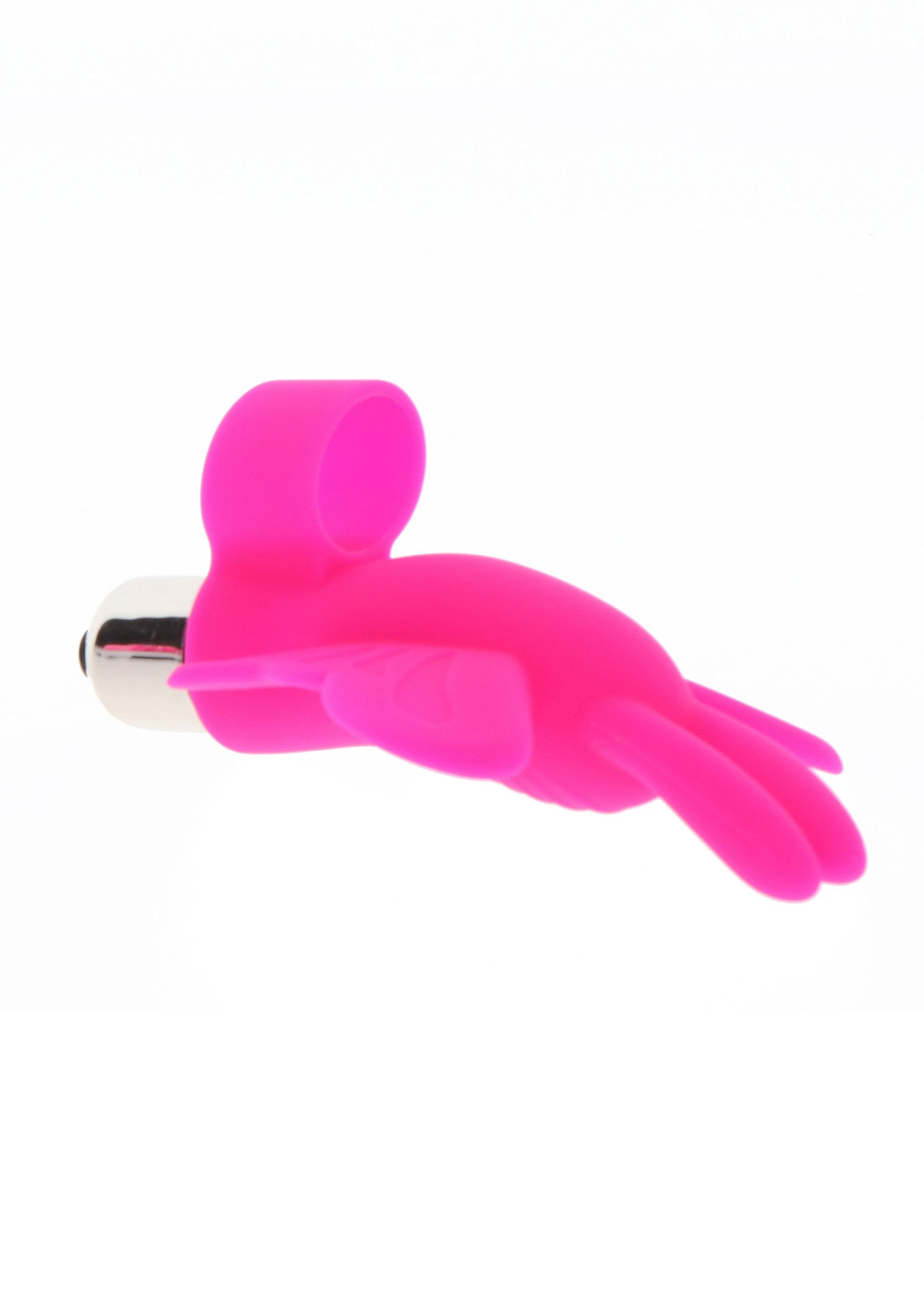 Vibromasseur vibrant rose pour le plaisir solitaire ou en couple. Compact et puissant.; Roze vibrerende vinger vibrator voor solo- of partnerplezier. Compact en krachtig.; Pink vibrating finger vibrator for solo or couples pleasure. Compact and powerful.