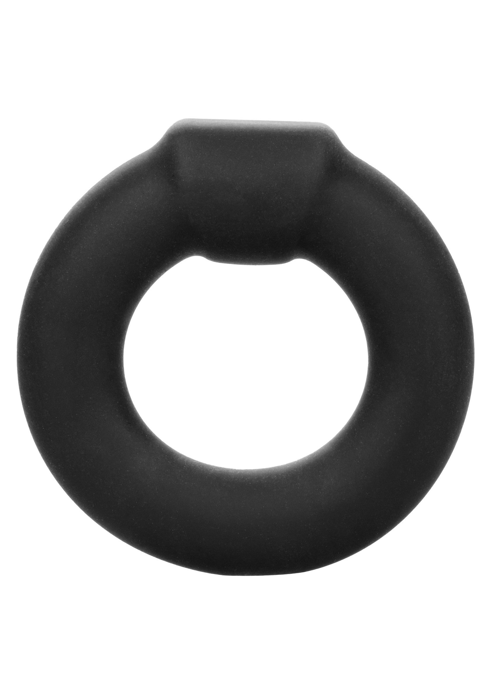 Anneau de plaisir noir pour homme, confort et sensations garanties.; Zwarte penisring voor mannen, comfort en sensatie gegarandeerd.; Black pleasure ring for men, comfort and sensations guaranteed.