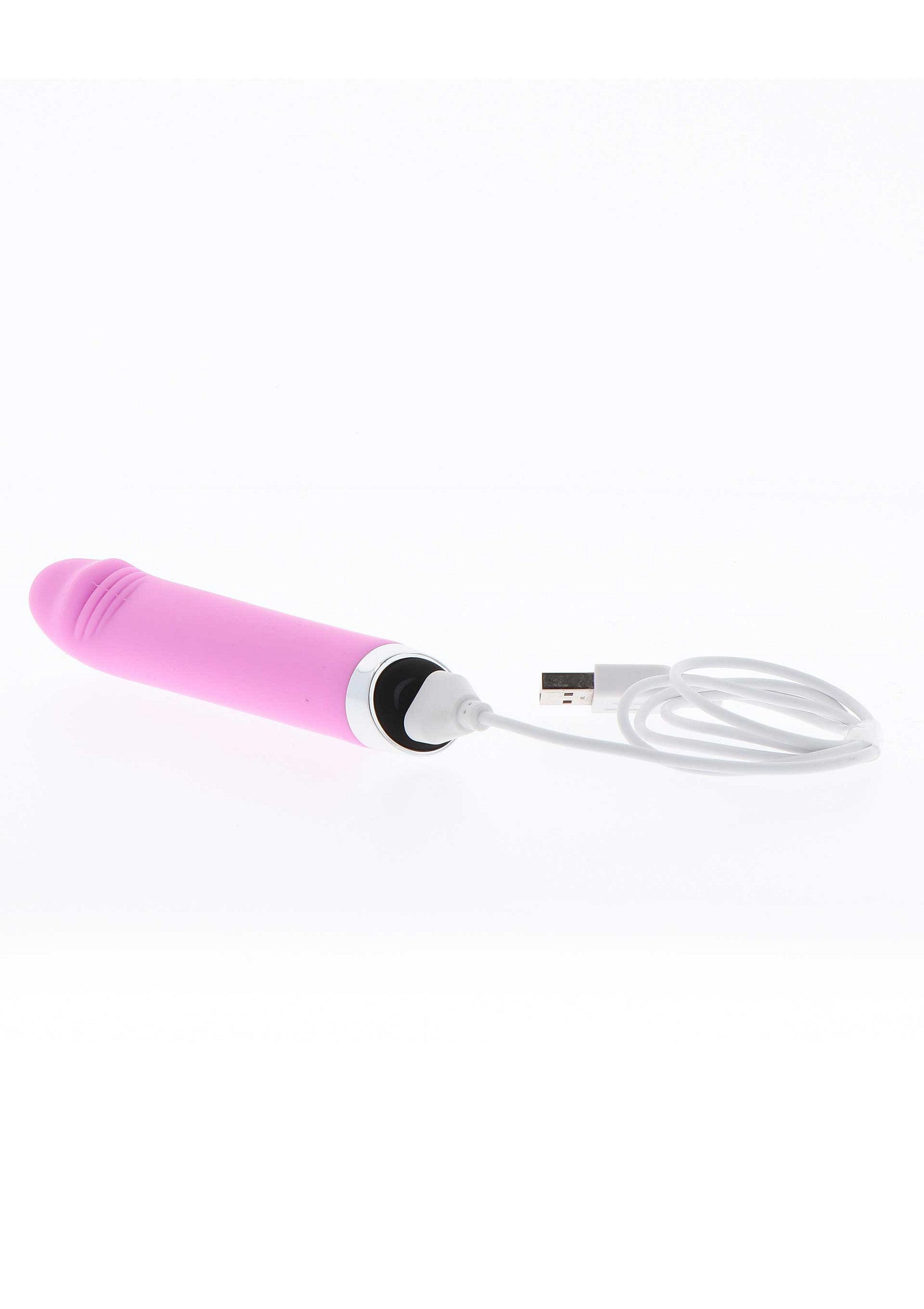 Vibromasseur rose rechargeable USB pour des moments intimes et intenses.; Roze USB-oplaadbare vibrator voor intieme en intense momenten.; Pink USB rechargeable vibrator for intimate and intense moments.