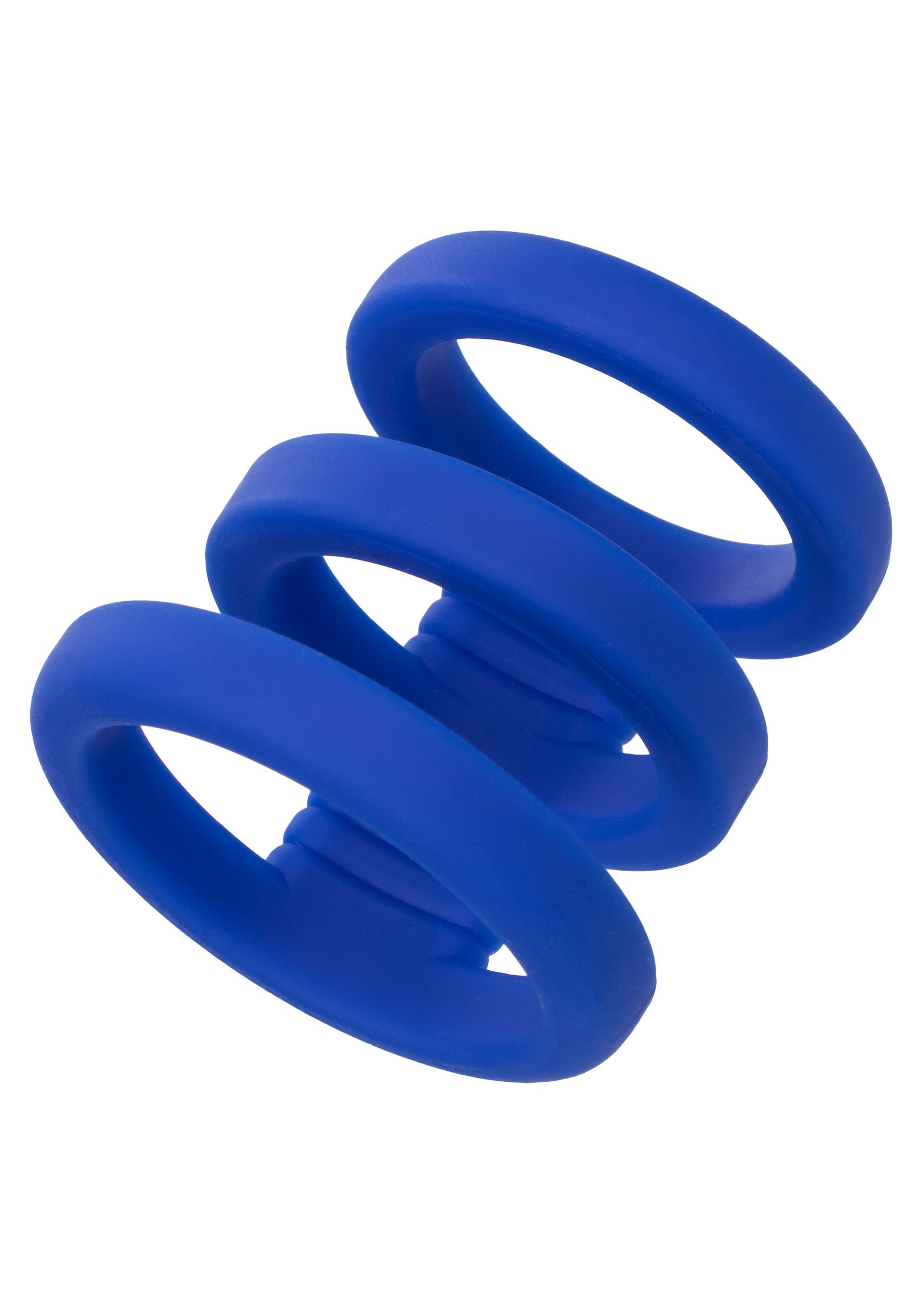 Anneaux péniens bleus pour un plaisir intense et durable.; Blauwe penisringen voor intens en langdurig plezier.; Blue cock rings for intense and long-lasting pleasure.