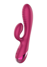 Vibromasseur rose pour le plaisir féminin. Explorez des sensations uniques avec ce sextoy élégant et performant.; Roze vibrator voor vrouwelijk genot. Ontdek unieke sensaties met dit stijlvolle en krachtige seksspeeltje.; Pink vibrator for female pleasure. Explore unique sensations with this stylish and powerful sex toy.