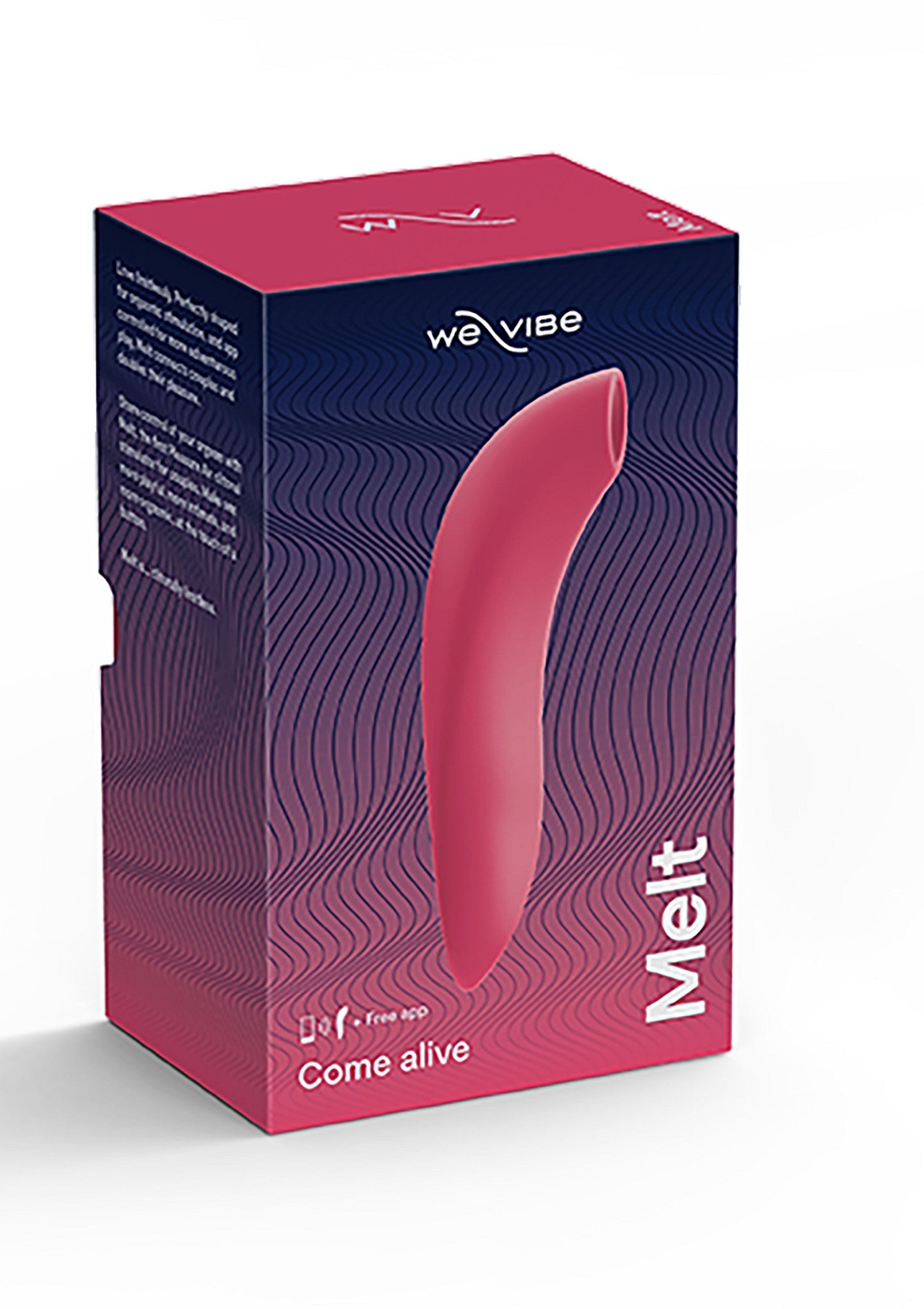We-Vibe Melt : un vibromasseur clitoridien pour des sensations uniques.; We-Vibe Melt: een clitorisstimulator voor unieke sensaties.; We-Vibe Melt: a clitoral stimulator for unique sensations.