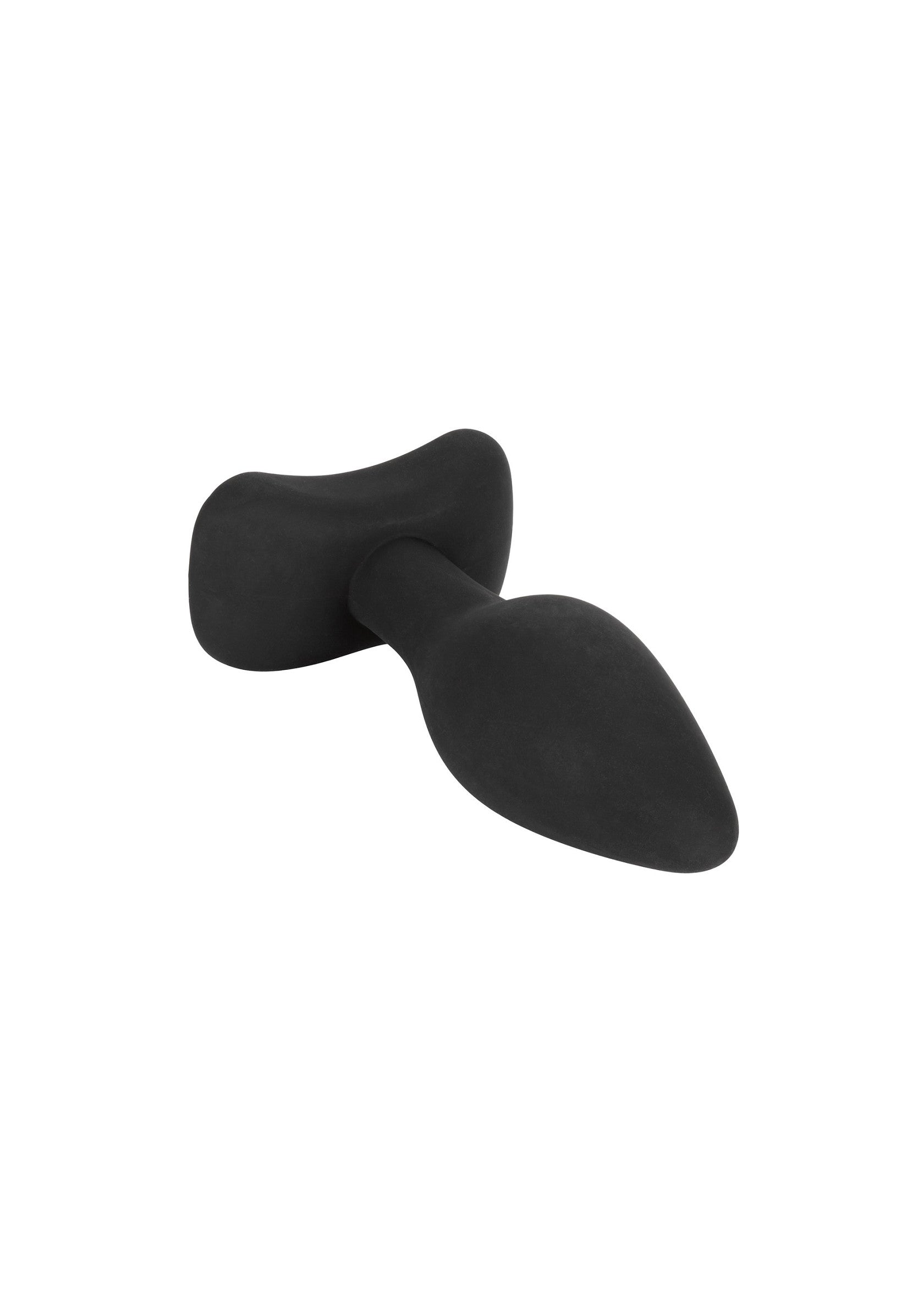 Plug anal noir pour le plaisir et l'exploration. Forme conique pour une insertion facile.; Zwarte anale plug voor genot en exploratie. Kegelvorm voor gemakkelijke inbreng.; Black anal plug for pleasure and exploration. Tapered shape for easy insertion.