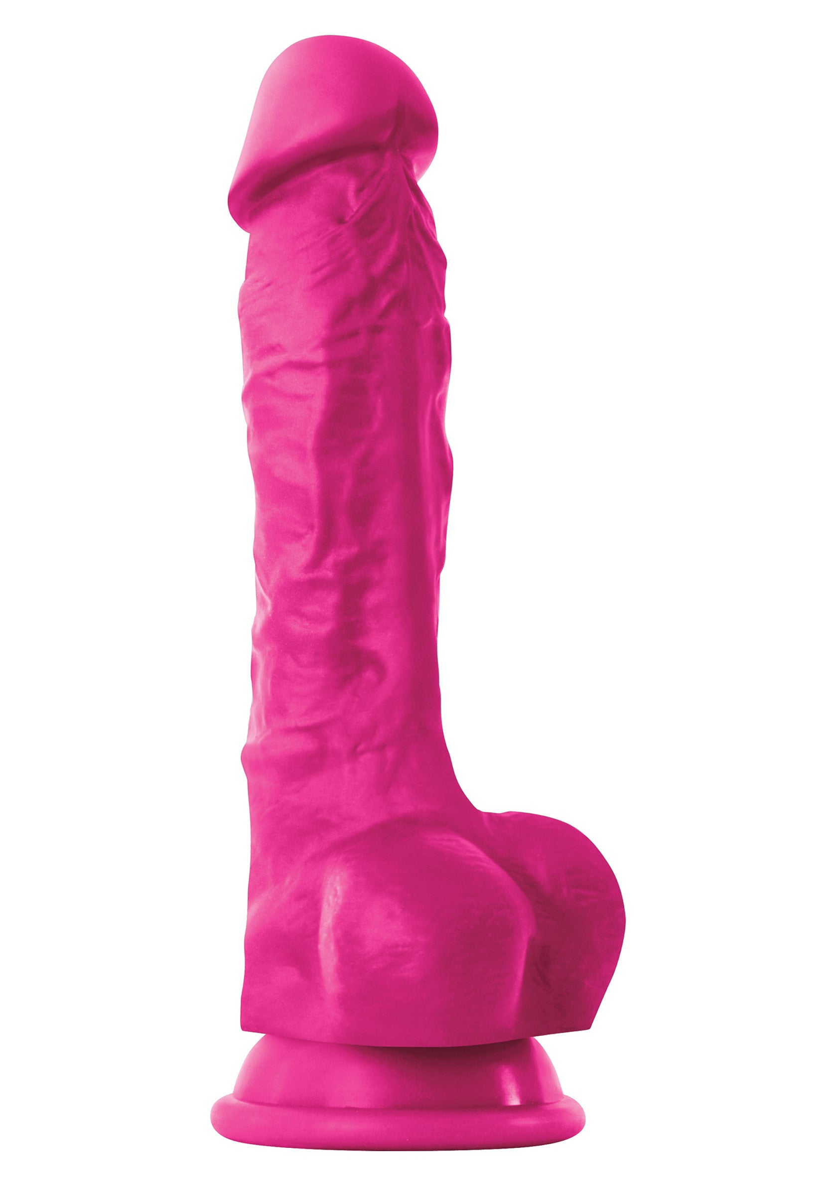 Gode rose texturé pour une expérience intense et satisfaisante. Explorez le plaisir!; Roze dildo met textuur voor een intense en bevredigende ervaring. Verken het plezier!; Textured pink dildo for an intense, satisfying experience. Explore the pleasure!