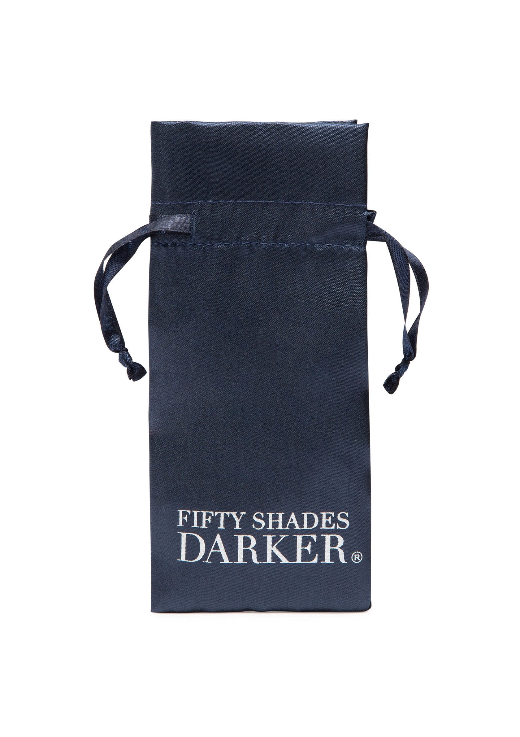 Pochette de rangement Fifty Shades Darker, idéale pour ranger vos accessoires intimes avec discrétion et élégance.; Fifty Shades Darker opbergzakje, ideaal om je intieme accessoires discreet en elegant op te bergen.; Fifty Shades Darker storage pouch, ideal for storing your intimate accessories discreetly and elegantly.