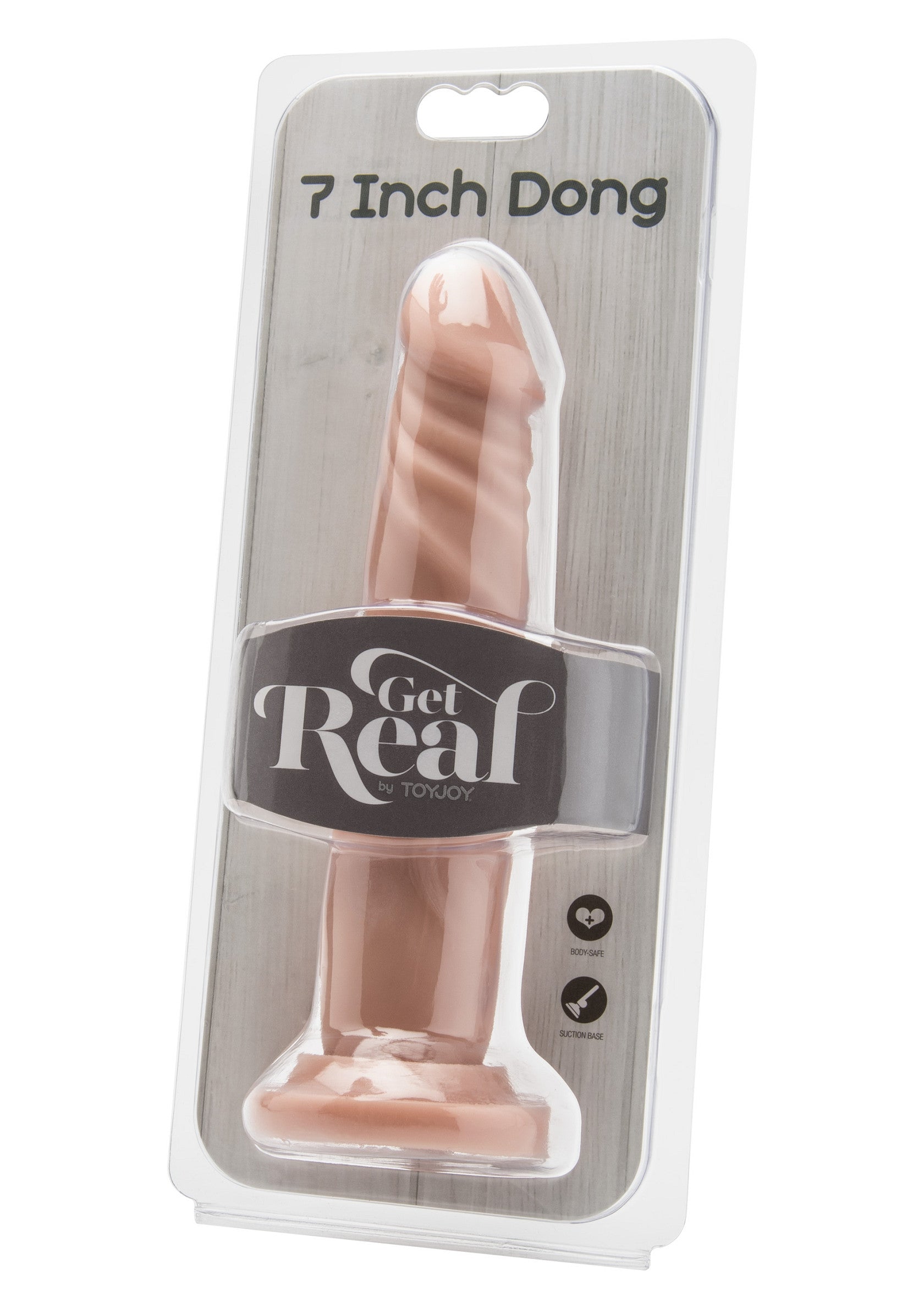 Jouet sexuel réaliste 'Get Real' de 18 cm pour adultes. Plaisir garanti et discret.; Realistische 'Get Real' seksspeeltje van 18 cm voor volwassenen. Gegarandeerd plezier en discreet.; Realistic 7 inch 'Get Real' adult sex toy. Discreet and guaranteed pleasure.