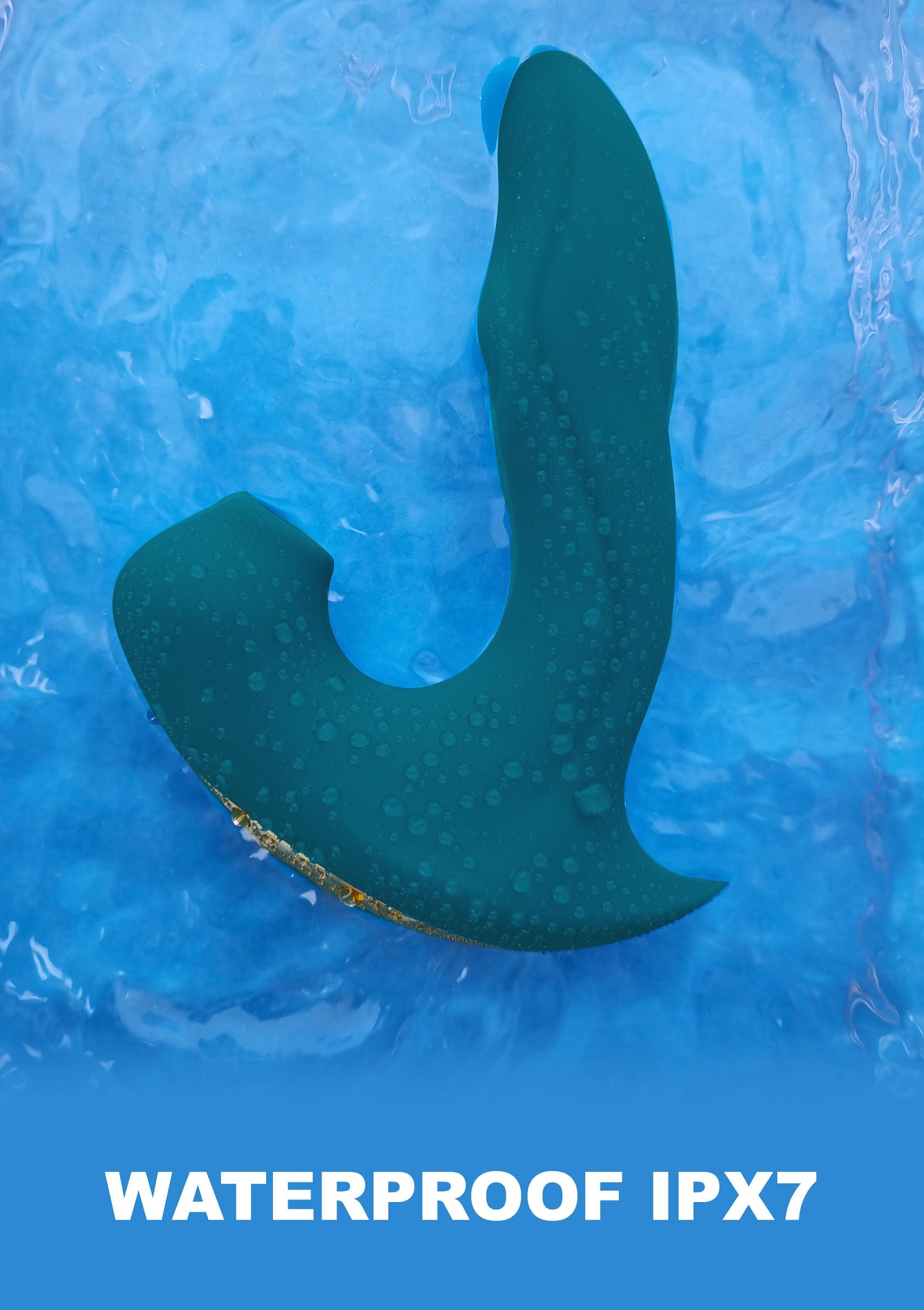 Vibromasseur étanche IPX7 pour des plaisirs aquatiques sans limites.; Waterdichte IPX7 vibrator voor onbeperkt waterplezier.; Waterproof IPX7 vibrator for unlimited aquatic pleasure.