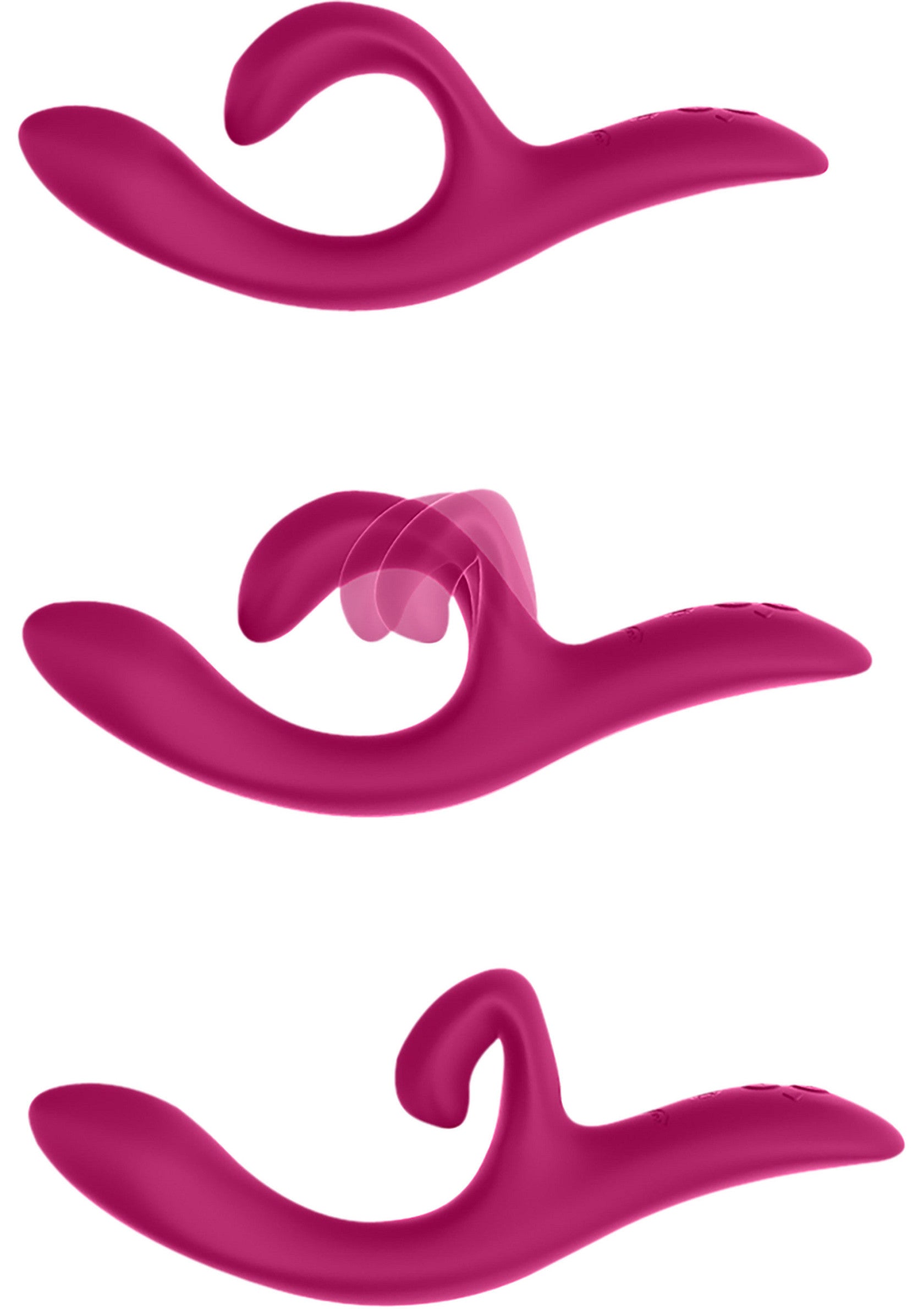 Masseur clitoridien vibrant rose pour le plaisir féminin.; Roze vibrerende clitorismassager voor vrouwelijk genot.; Pink vibrating clitoral massager for female pleasure.