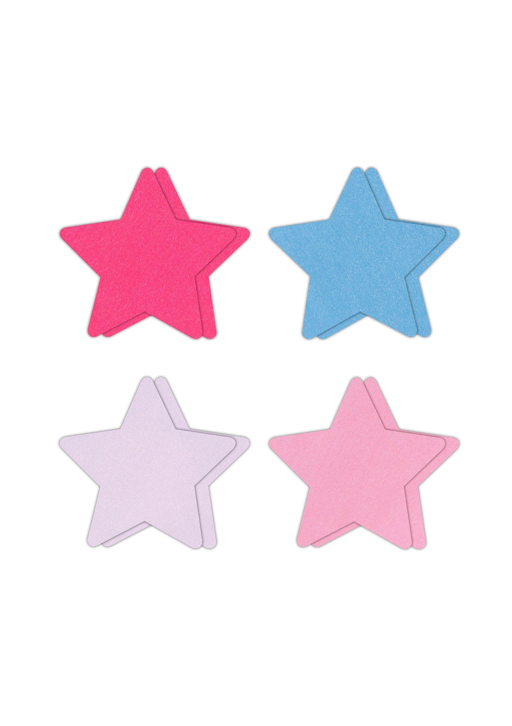 NS Novelties Pasties Star II Assort 4 Pair