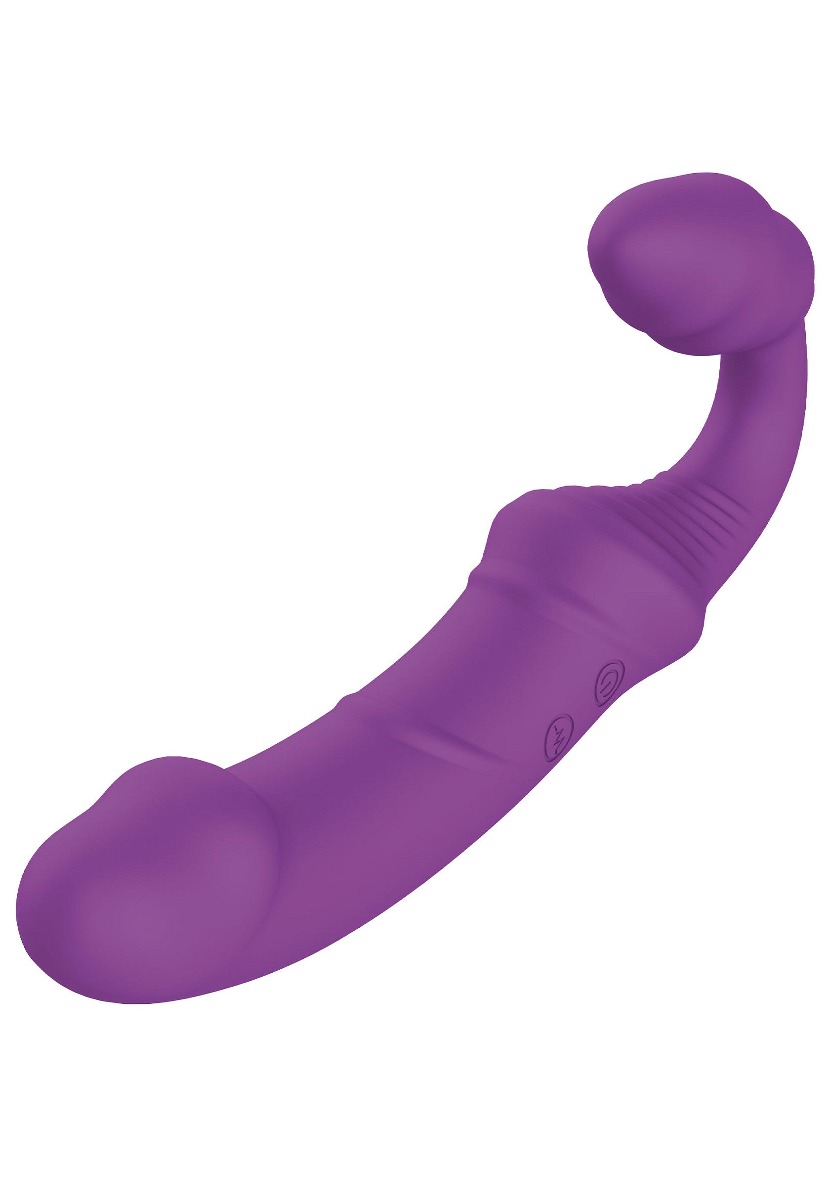 Vibromasseur double stimulation violet pour le plaisir féminin. Découvrez des sensations intenses et variées.; Paarse dubbele stimulatie vibrator voor vrouwelijk plezier. Ontdek intense en gevarieerde sensaties.; Purple double stimulation vibrator for female pleasure. Discover intense and varied sensations.
