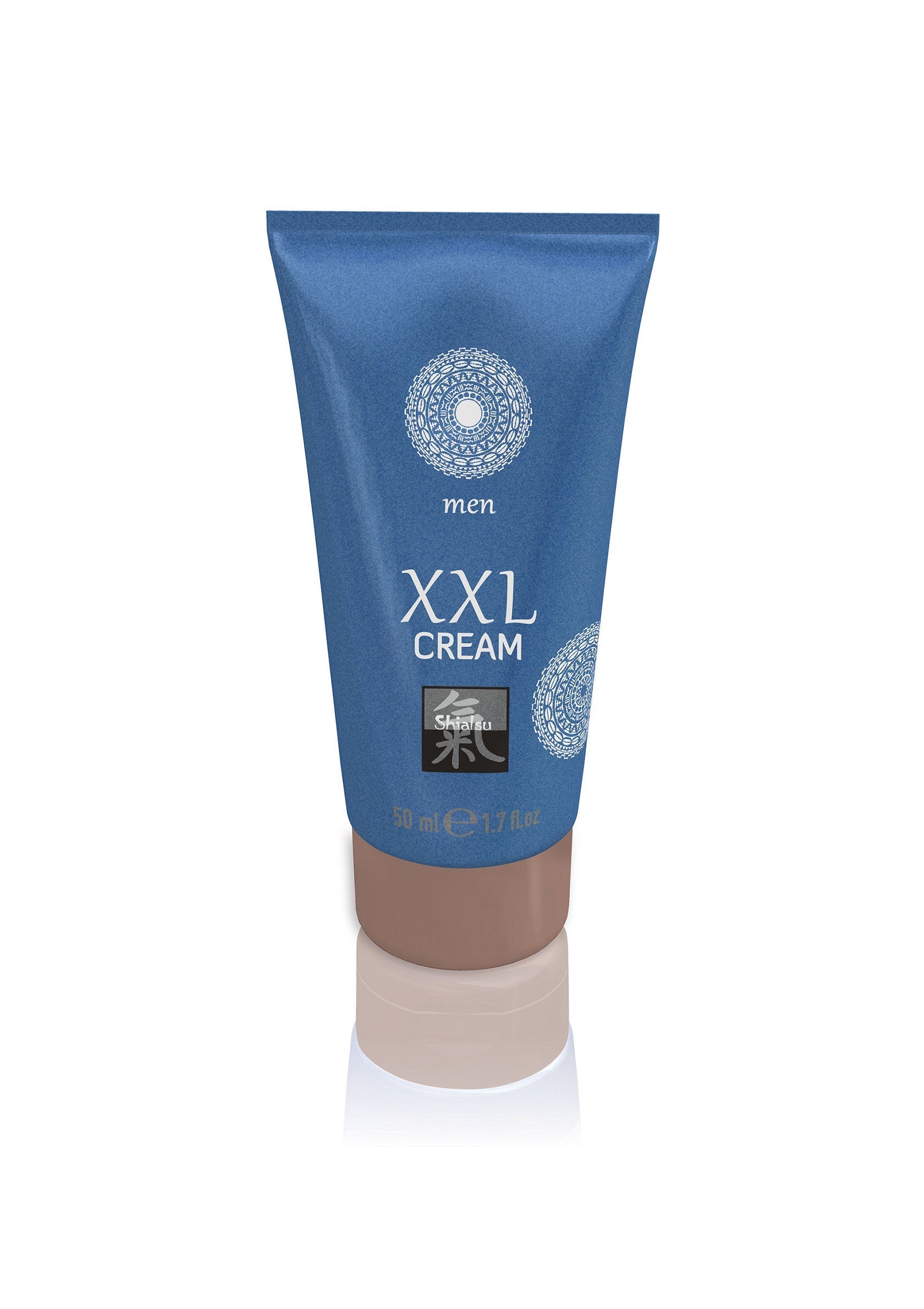 Crème XXL pour hommes, soin de la peau pour une expérience sensorielle et des résultats visibles. 50 ml.; XXL-crème voor mannen, huidverzorging voor een zintuiglijke ervaring en zichtbare resultaten. 50 ml.; XXL cream for men, skin care for a sensory experience and visible results. 50 ml.