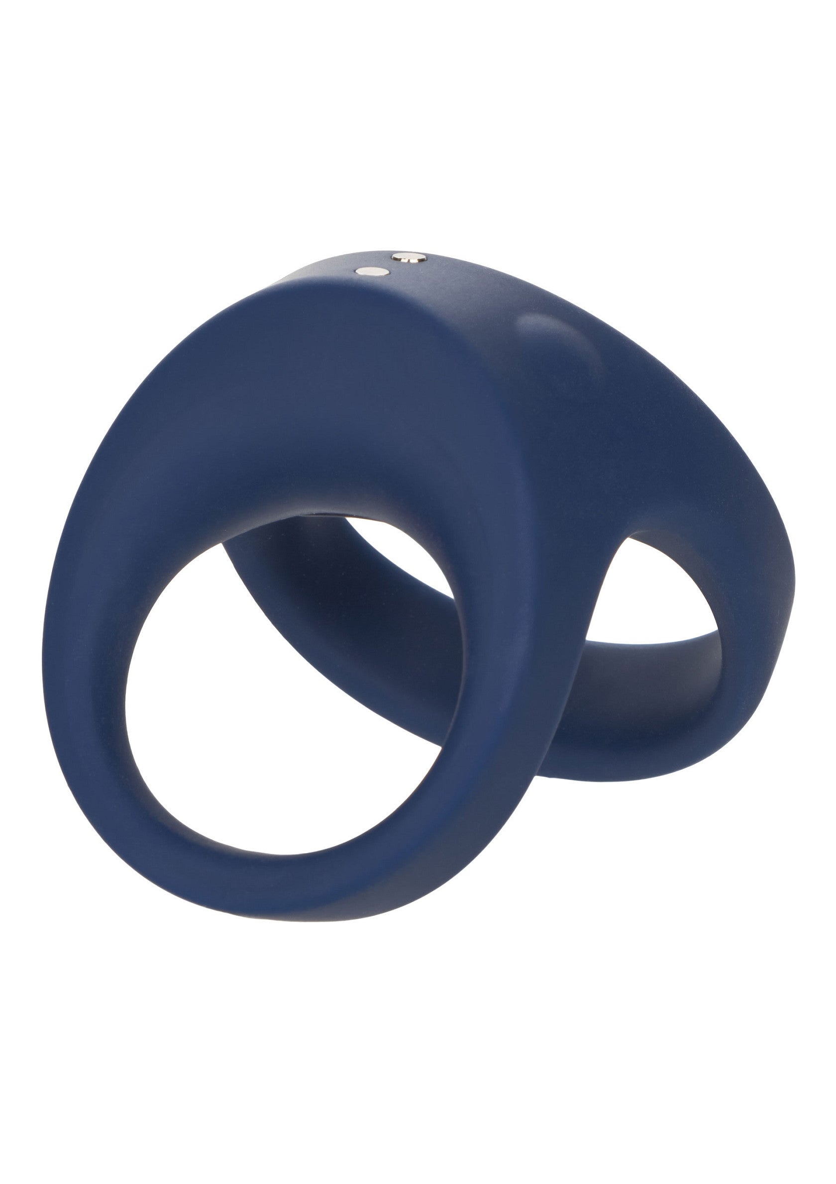 Anneau vibrant bleu marine pour homme. Améliore le plaisir et la performance. Discret et facile à utiliser.; Marineblauwe vibrerende penisring voor mannen. Verbetert plezier en prestaties. Discreet en makkelijk in gebruik.; Navy blue vibrating cock ring for men. Enhances pleasure and performance. Discreet and easy to use.