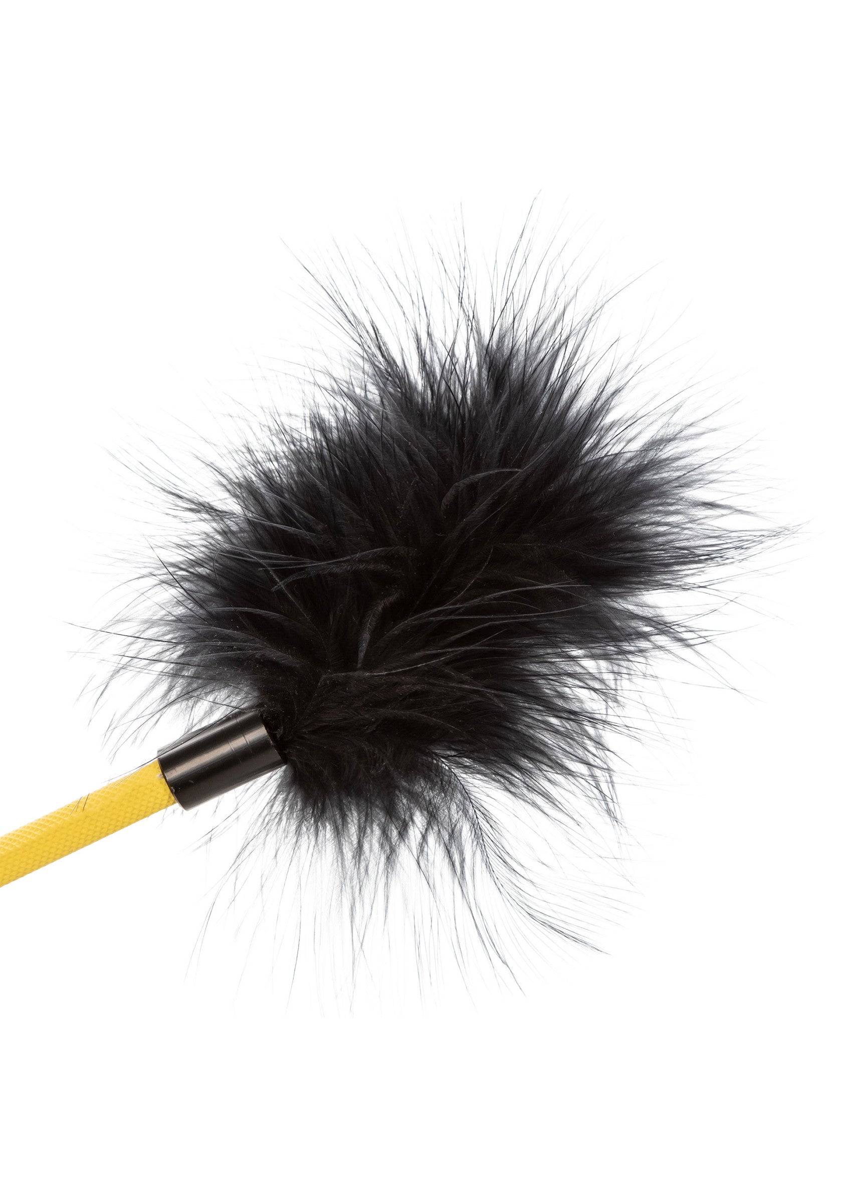Jouet pour chat avec plume noire. Divertissement garanti pour votre félin !; Kattenspeeltje met zwarte veer. Gegarandeerd speelplezier voor je kat!; Cat toy with black feather. Guaranteed fun for your feline!