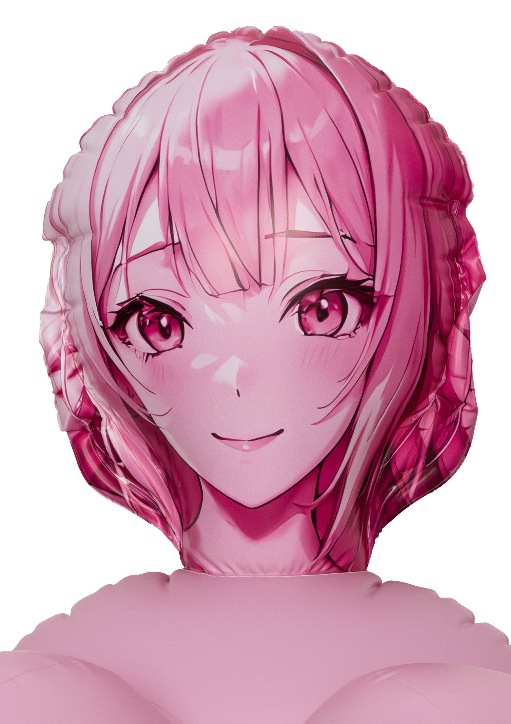 Ballon rose avec illustration d'anime, parfait pour les fêtes et les événements à thème anime.; Roze ballon met anime illustratie, perfect voor feestjes en evenementen met een anime thema.; Pink balloon with anime illustration, perfect for parties and anime-themed events.