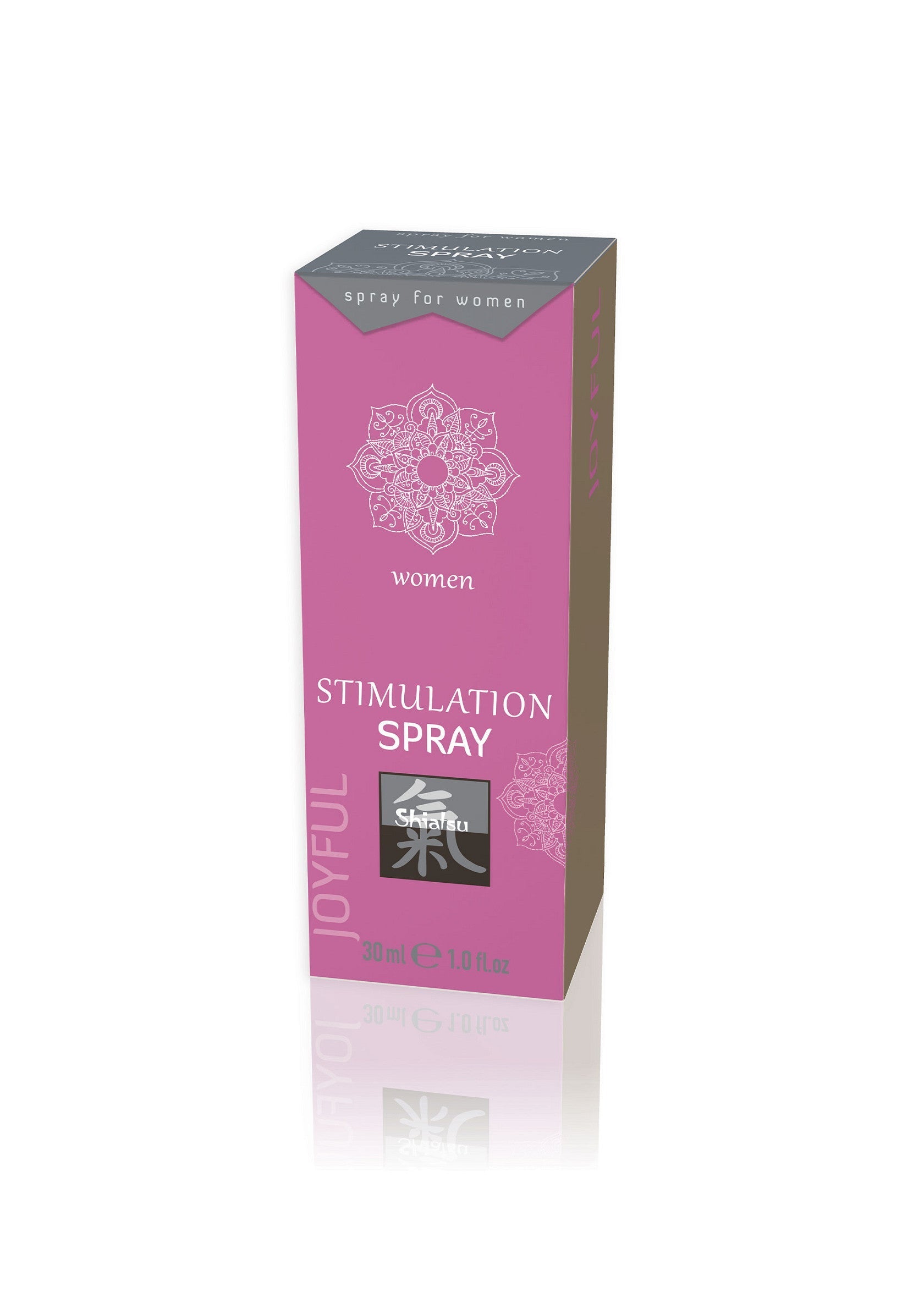Spray stimulant pour femmes Joyful. Améliorez votre plaisir avec ce spray spécialement conçu. Disponible maintenant !; Joyful stimulatiespray voor vrouwen. Verbeter je genot met deze speciaal ontworpen spray. Nu beschikbaar!; Joyful Stimulation Spray for women. Enhance your pleasure with this specially designed spray. Available now!
