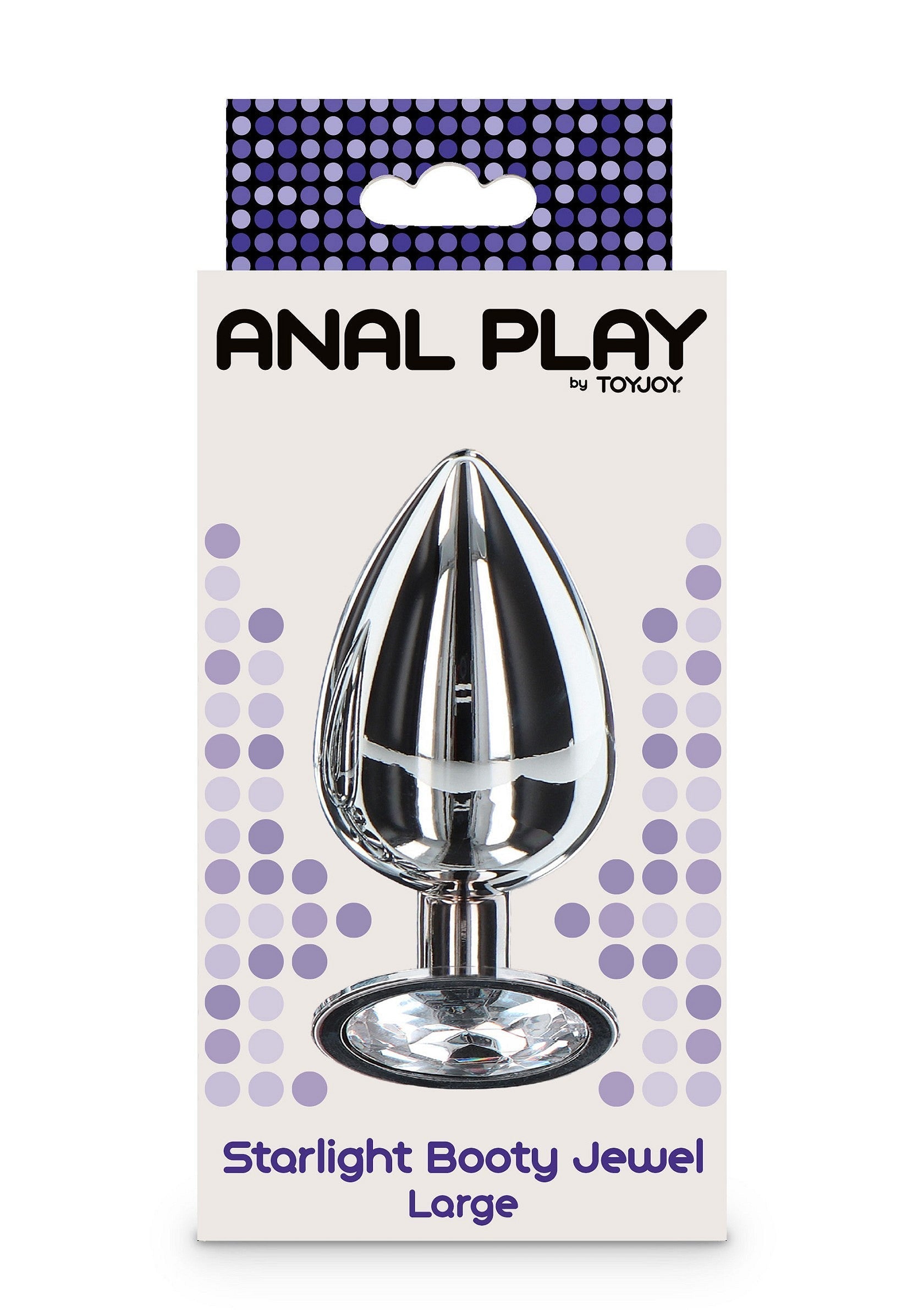 Bijou anal Starlight Booty Jewel Large de ToyJoy pour des plaisirs anaux intenses et scintillants. ; Starlight Booty Jewel Large van ToyJoy voor intense en sprankelende anale genoegens.; Starlight Booty Jewel Large by ToyJoy for intense, sparkling anal pleasures.