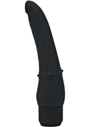 Vibromasseur noir élégant avec anneau texturé pour un plaisir intense. Découvrez nos sextoys de qualité !; Elegante zwarte vibrator met getextureerde ring voor intens genot. Ontdek onze kwaliteitsvolle seksspeeltjes!; Sleek black vibrator with textured ring for intense pleasure. Discover our quality sex toys today!