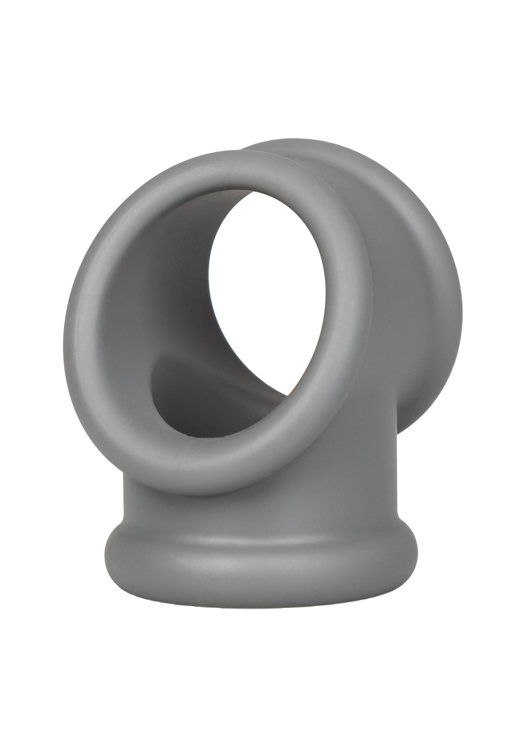 Anneau pénien gris pour une expérience plus intense et durable.; Grijze penisring voor een intensere en langdurige ervaring.; Gray cock ring for a more intense and longer-lasting experience.