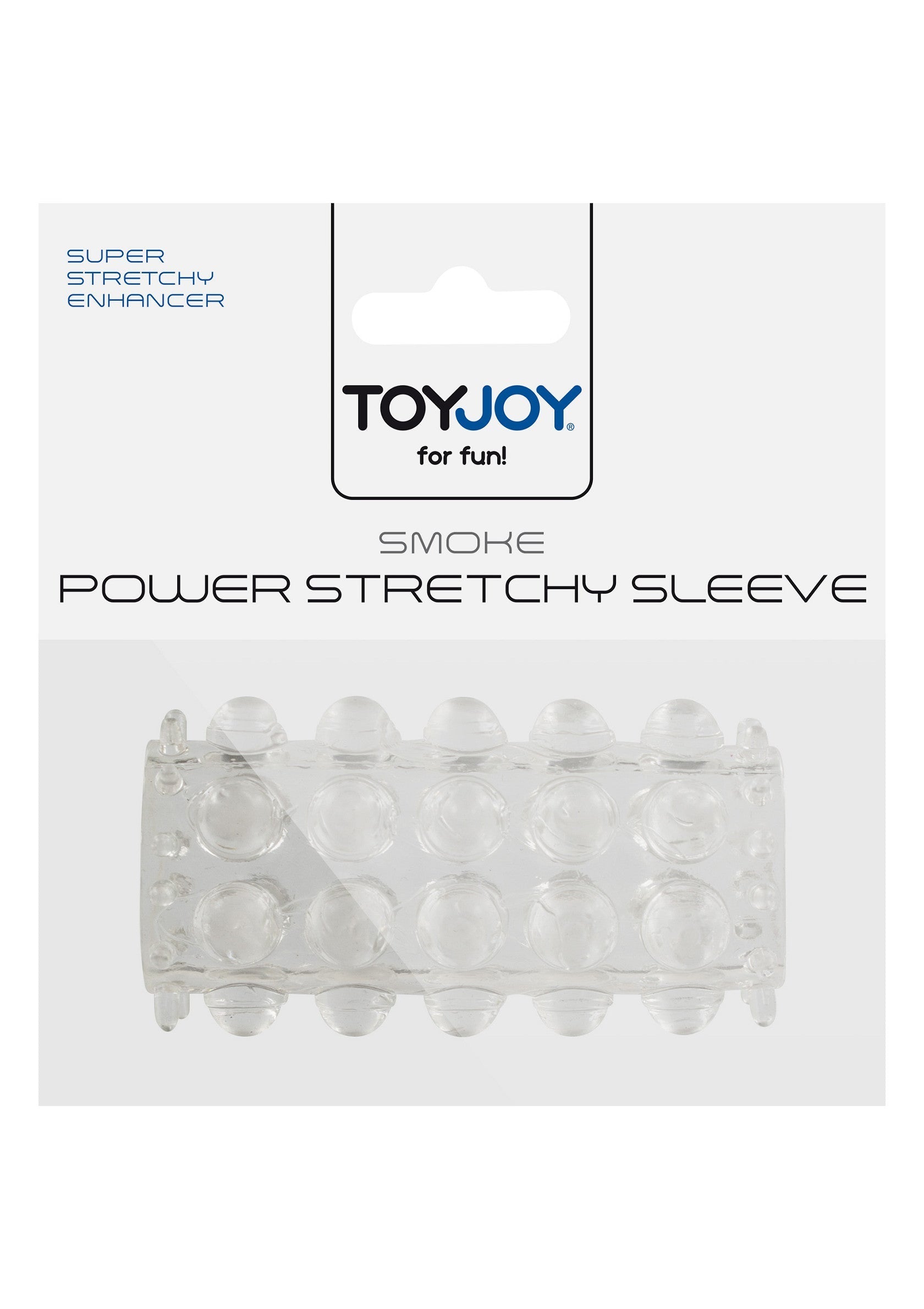 Manchon pénien extensible et texturé Toyjoy pour une sensation accrue et plus de plaisir.; Toyjoy rekbare penis sleeve met textuur voor extra sensatie en plezier.; Toyjoy stretchy, textured penis sleeve for enhanced sensation and pleasure.