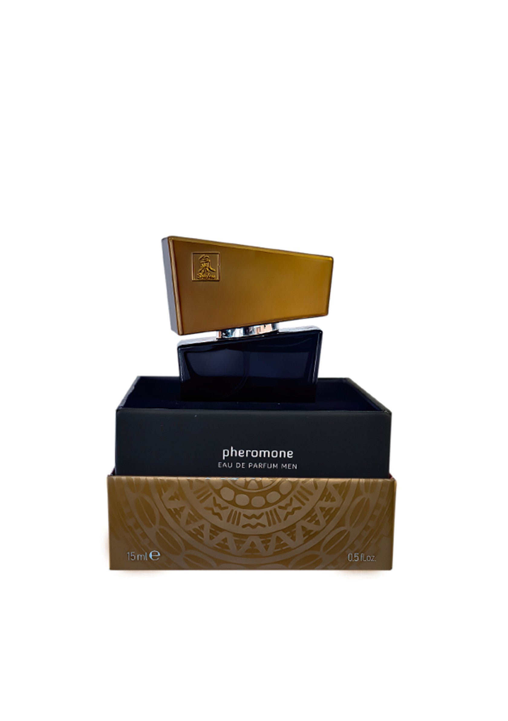 Parfum phéromone pour homme. Un parfum séduisant et irrésistible dans un flacon élégant. Disponible dès maintenant !; Feromoon parfum voor mannen. Een verleidelijke en onweerstaanbare geur in een elegante fles. Nu beschikbaar!; Pheromone perfume for men. A seductive and irresistible fragrance in an elegant bottle. Available now!