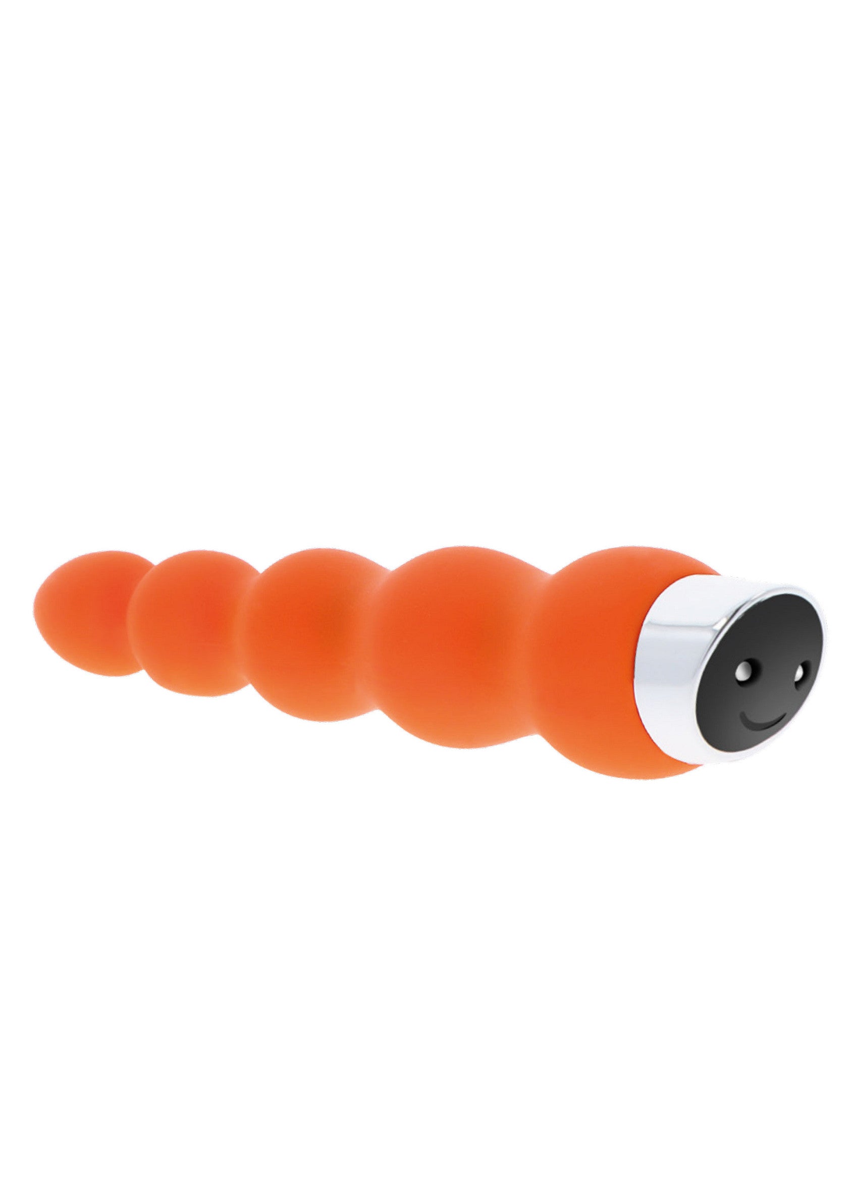 Plug anal vibrant orange avec embout souriant. Plaisir intense garanti! Découvrez notre sélection de plugs anaux de haute qualité.; Oranje vibrerende anale plug met lachend gezicht. Gegarandeerd intens genot! Ontdek onze selectie van hoogwaardige anale plugs.; Orange vibrating anal plug with smiling face. Guaranteed intense pleasure! Discover our selection of high-quality anal plugs.