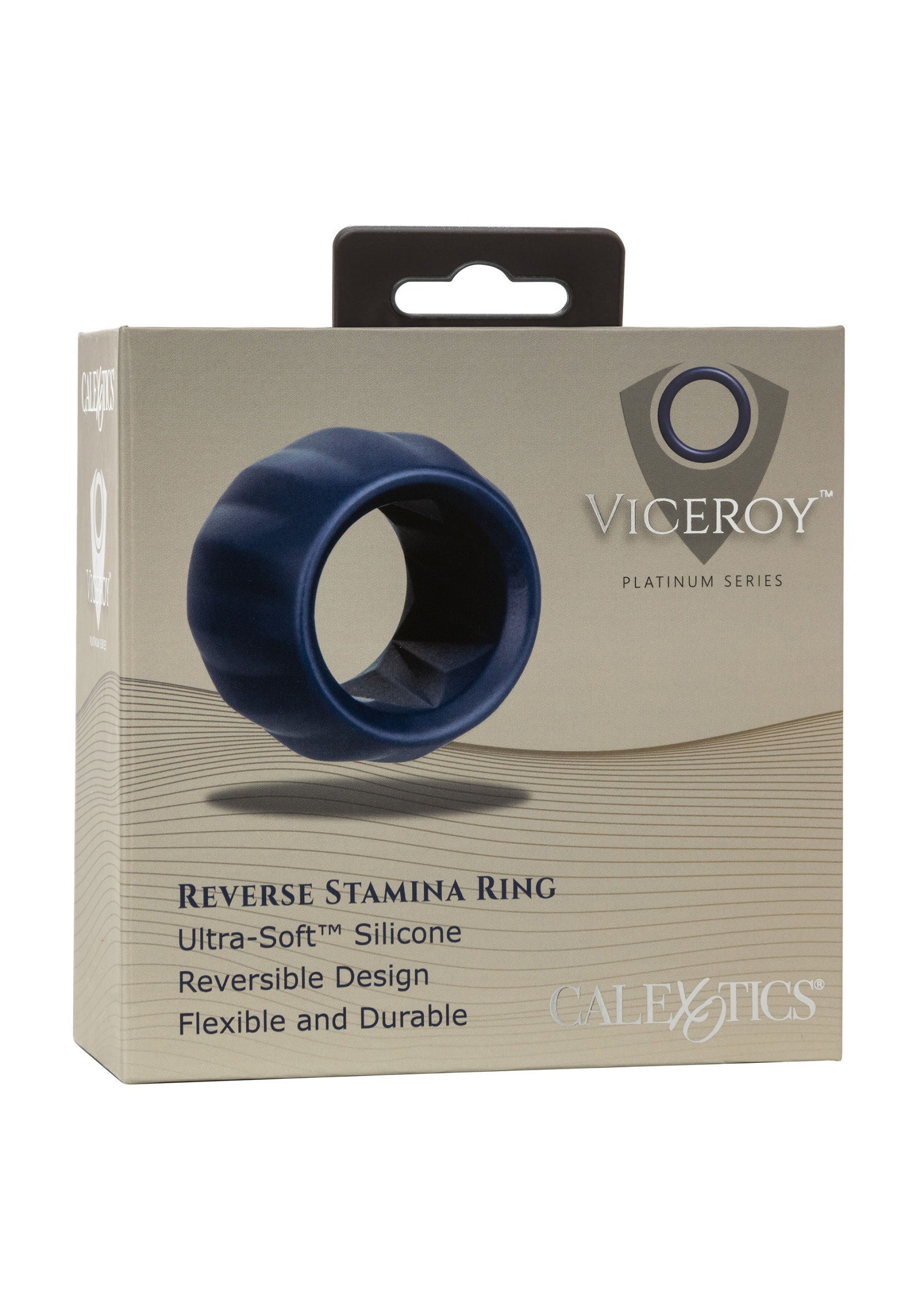 Anneau de coq réversible en silicone ultra-doux Viceroy Platinum Series pour plus d'endurance.; Viceroy Platinum Series omkeerbare cockring van ultrazachte siliconen voor meer uithoudingsvermogen.; Viceroy Platinum Series ultra-soft silicone reversible cock ring for enhanced stamina.