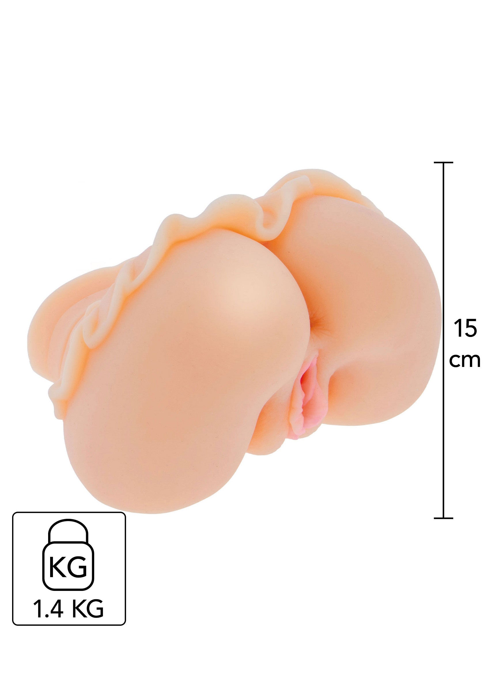 Plaisir réaliste garanti avec ce jouet intime de haute qualité. Sensations intenses et satisfaction assurée!; Realistisch genot gegarandeerd met dit kwalitatieve intieme speeltje. Intense sensaties en gegarandeerde voldoening!; Realistic pleasure guaranteed with this high-quality intimate toy. Intense sensations and guaranteed satisfaction!