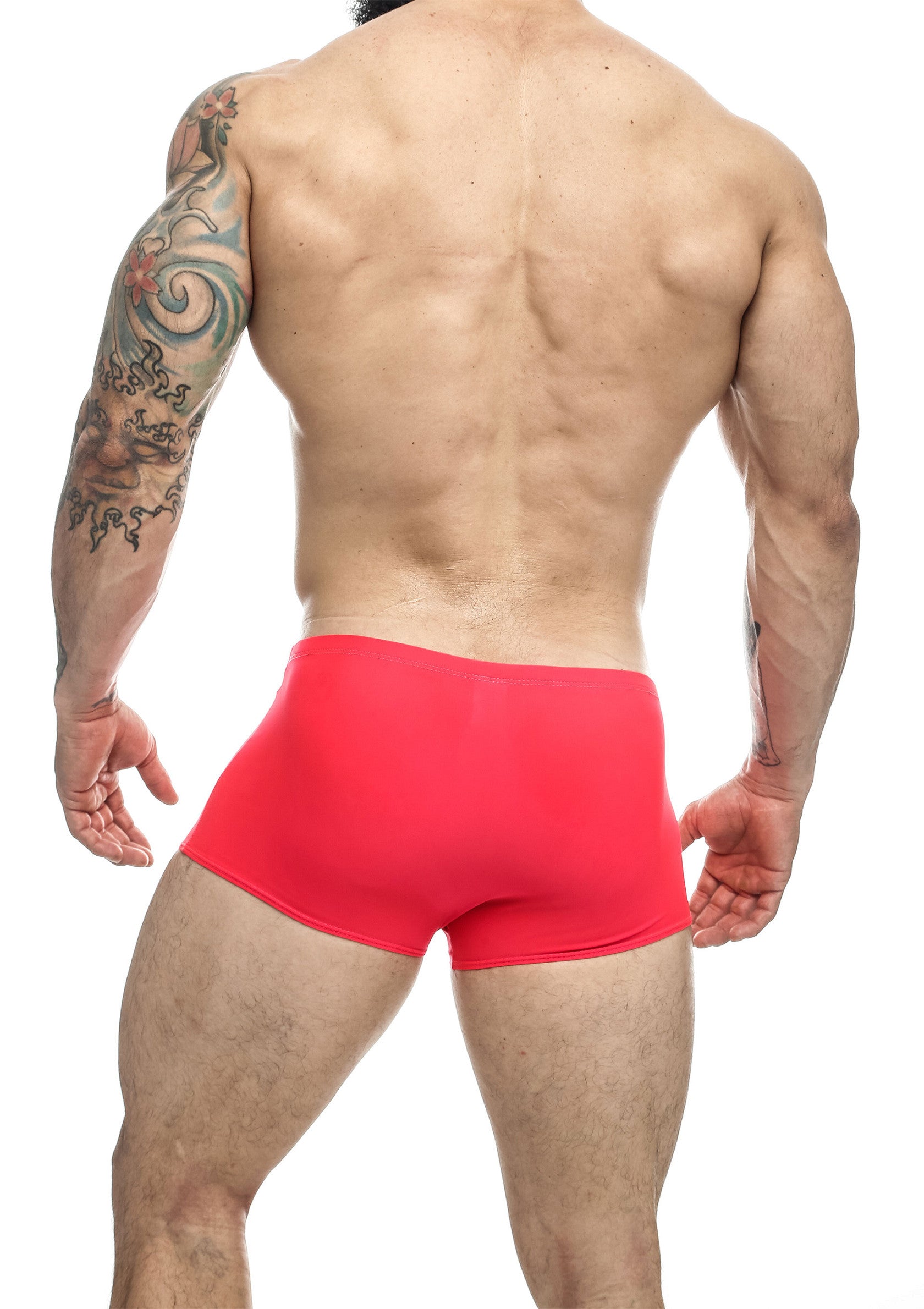 Boxer rouge pour homme, confort et style garantis. Idéal pour le sport ou le quotidien.; Rode heren boxershort, comfort en stijl gegarandeerd. Ideaal voor sport of dagelijks gebruik.; Red men's boxer briefs, comfort and style guaranteed. Ideal for sports or everyday wear.