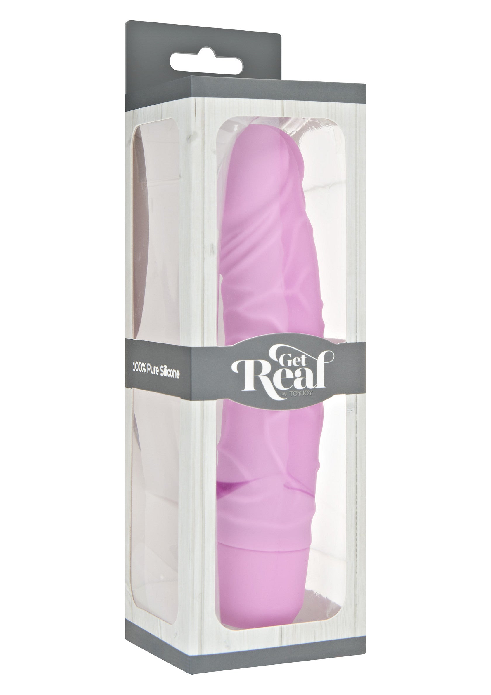 Jouet sexuel rose 'Get Real' en silicone pur, pour adultes. Plaisir et satisfaction garantis.; Roze 'Get Real' seksspeeltje van pure siliconen voor volwassenen. Gegarandeerd plezier en voldoening.; Pink 'Get Real' pure silicone sex toy for adults. Guaranteed pleasure and satisfaction.