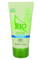 Lubrifiant bio à base d'eau, super chaud, certifié vegan et respectueux de l'environnement. 50ml; Biologisch glijmiddel op waterbasis, super heet, veganistisch en milieuvriendelijk. 50ml; Organic water-based lubricant, super hot, vegan certified and eco-friendly. 50ml