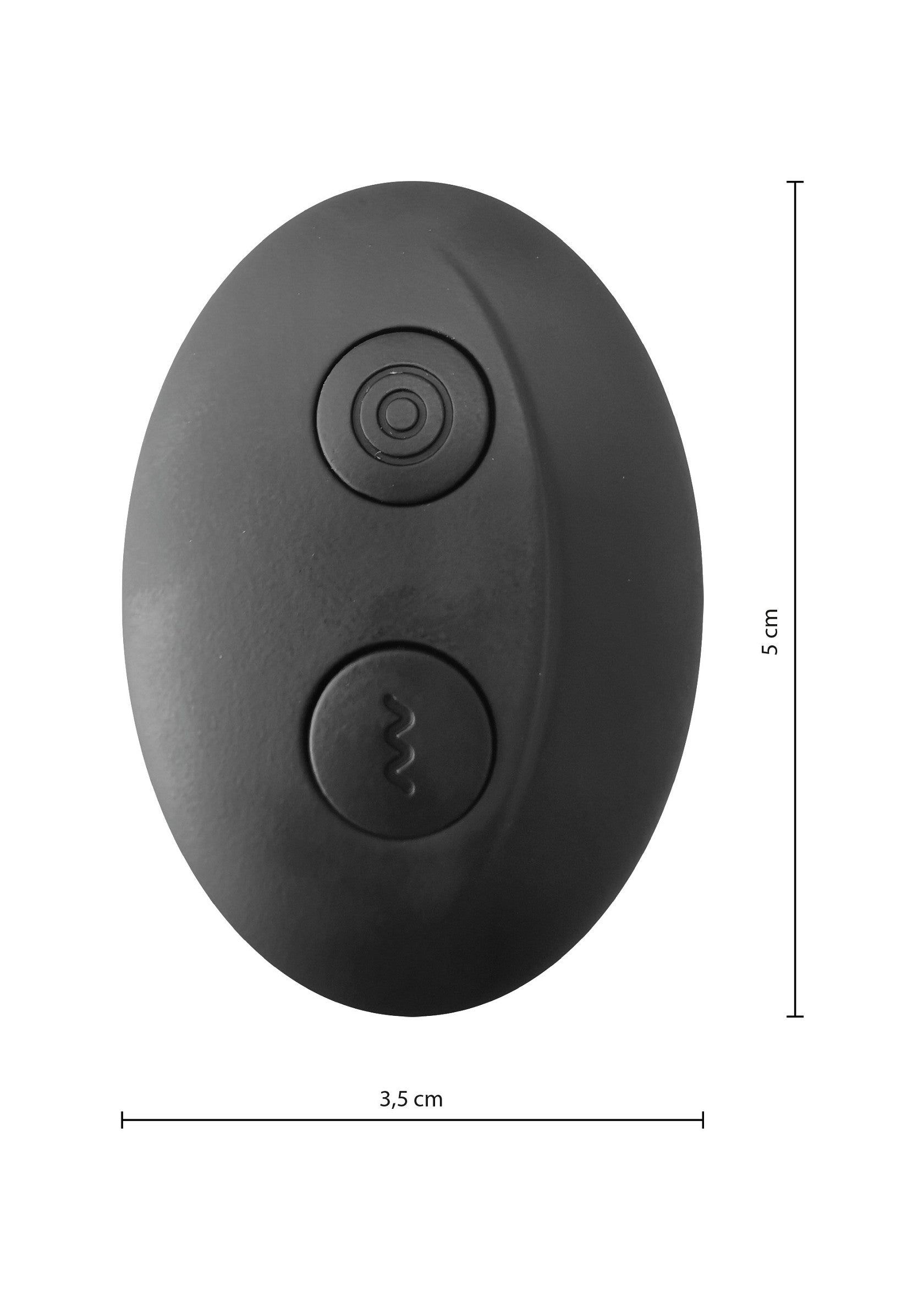 Télécommande noire compacte avec deux boutons. Idéal pour contrôler vos appareils à distance. Dimensions : 5cm x 3.5cm; Compacte zwarte afstandsbediening met twee knoppen. Ideaal om uw apparaten op afstand te bedienen. Afmetingen: 5cm x 3.5cm; Compact black remote control with two buttons. Ideal for controlling your devices remotely. Dimensions: 5cm x 3.5cm