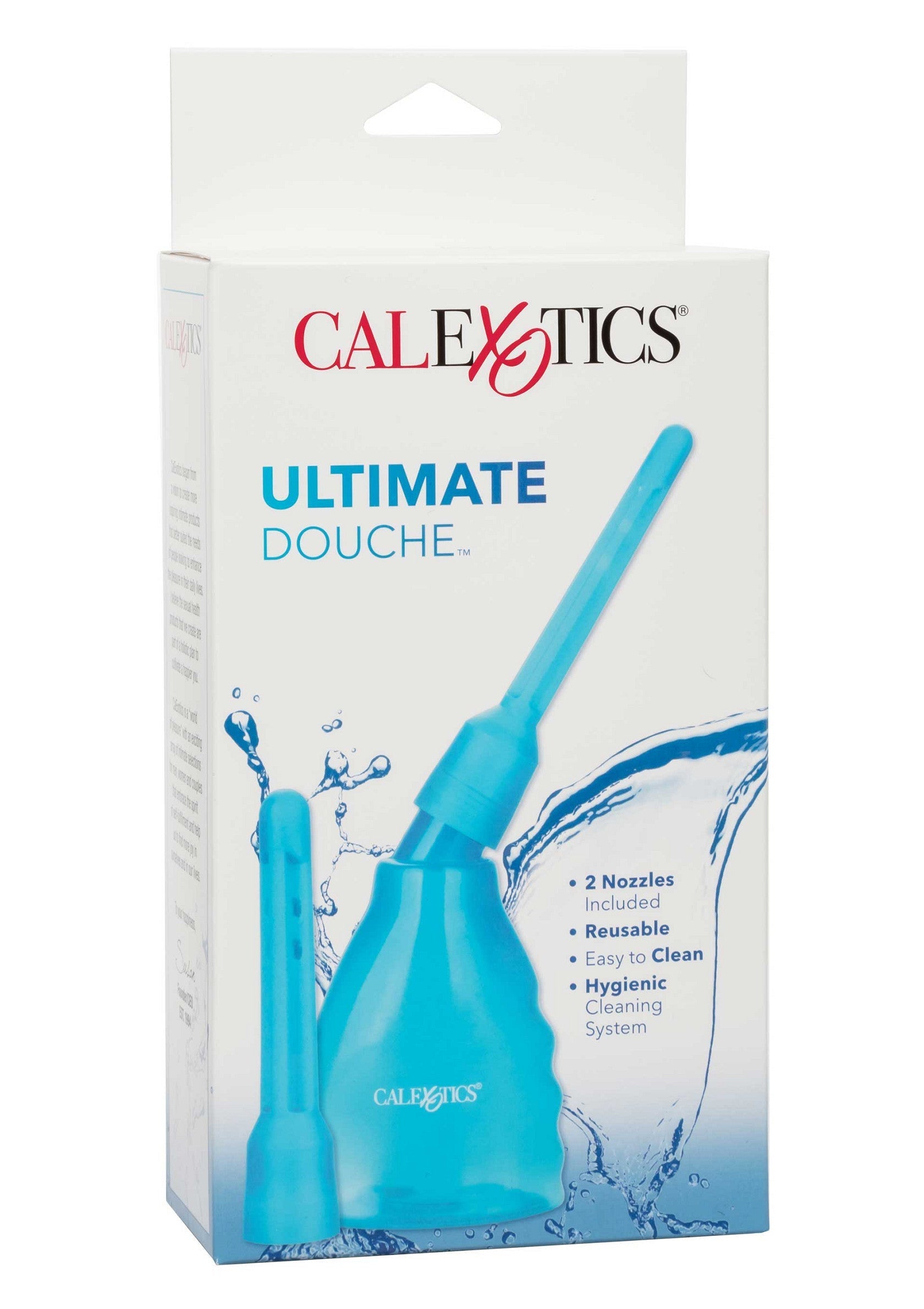 CalExotics Ultimate Douche, hygiène intime, réutilisable et facile à nettoyer, pour une sensation de fraîcheur.; CalExotics Ultimate Douche, voor intieme hygiëne, herbruikbaar en makkelijk schoon te maken, voor een fris gevoel.; CalExotics Ultimate Douche, for intimate hygiene, reusable and easy to clean, for a fresh feeling.