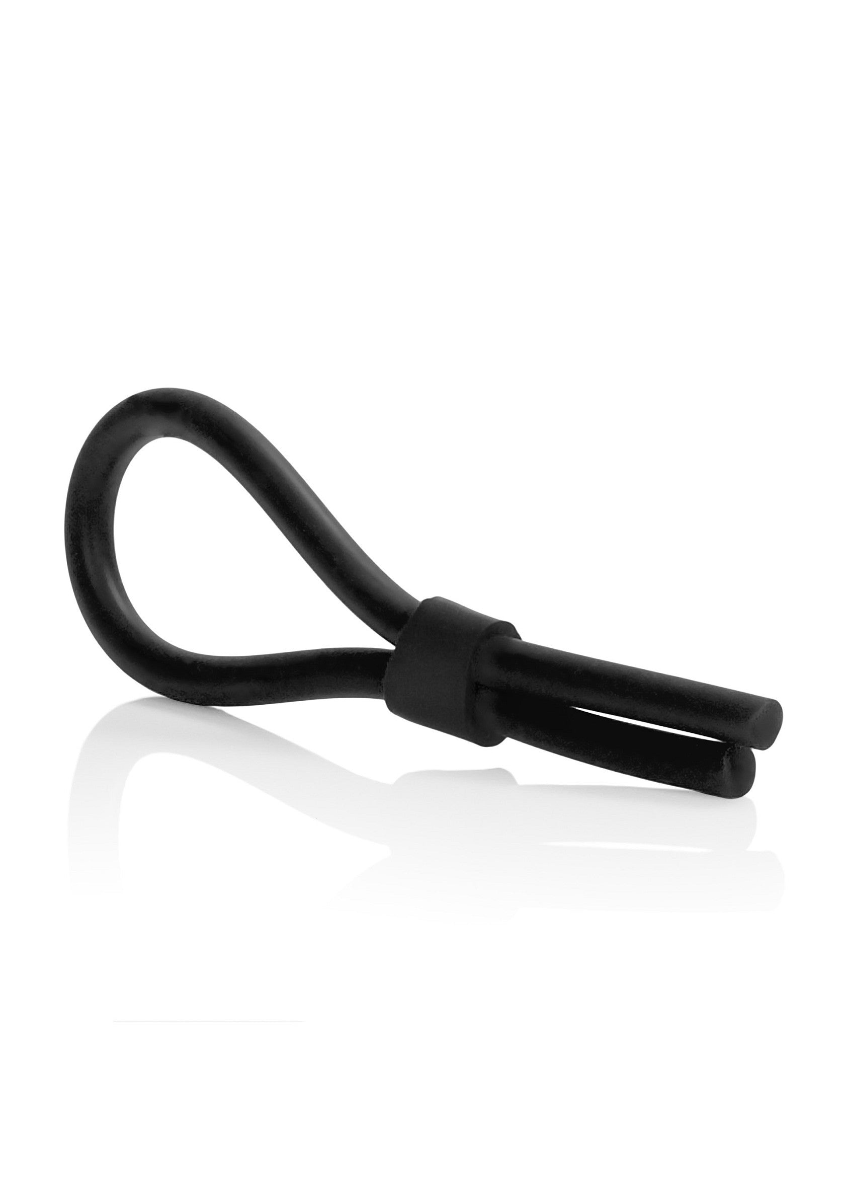 Anneau pénien noir en silicone pour un plaisir intense et une érection durable.; Zwarte penisring van siliconen voor intens genot en een langdurige erectie.; Black silicone cock ring for intense pleasure and long-lasting erection.