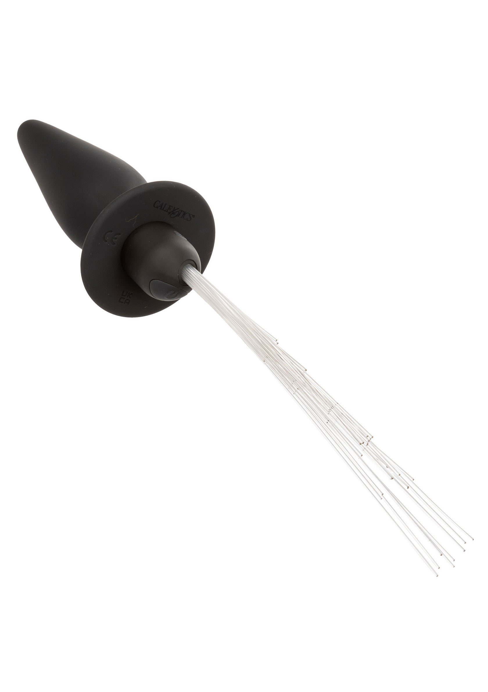 Plug anal noir avec plume pour une expérience sensorielle intense. Explorez le plaisir avec cet accessoire unique.; Zwarte buttplug met veren voor een intense, sensuele ervaring. Ontdek nieuw genot met dit unieke accessoire.; Black anal plug with feather for an intense sensory experience. Explore pleasure with this unique accessory.