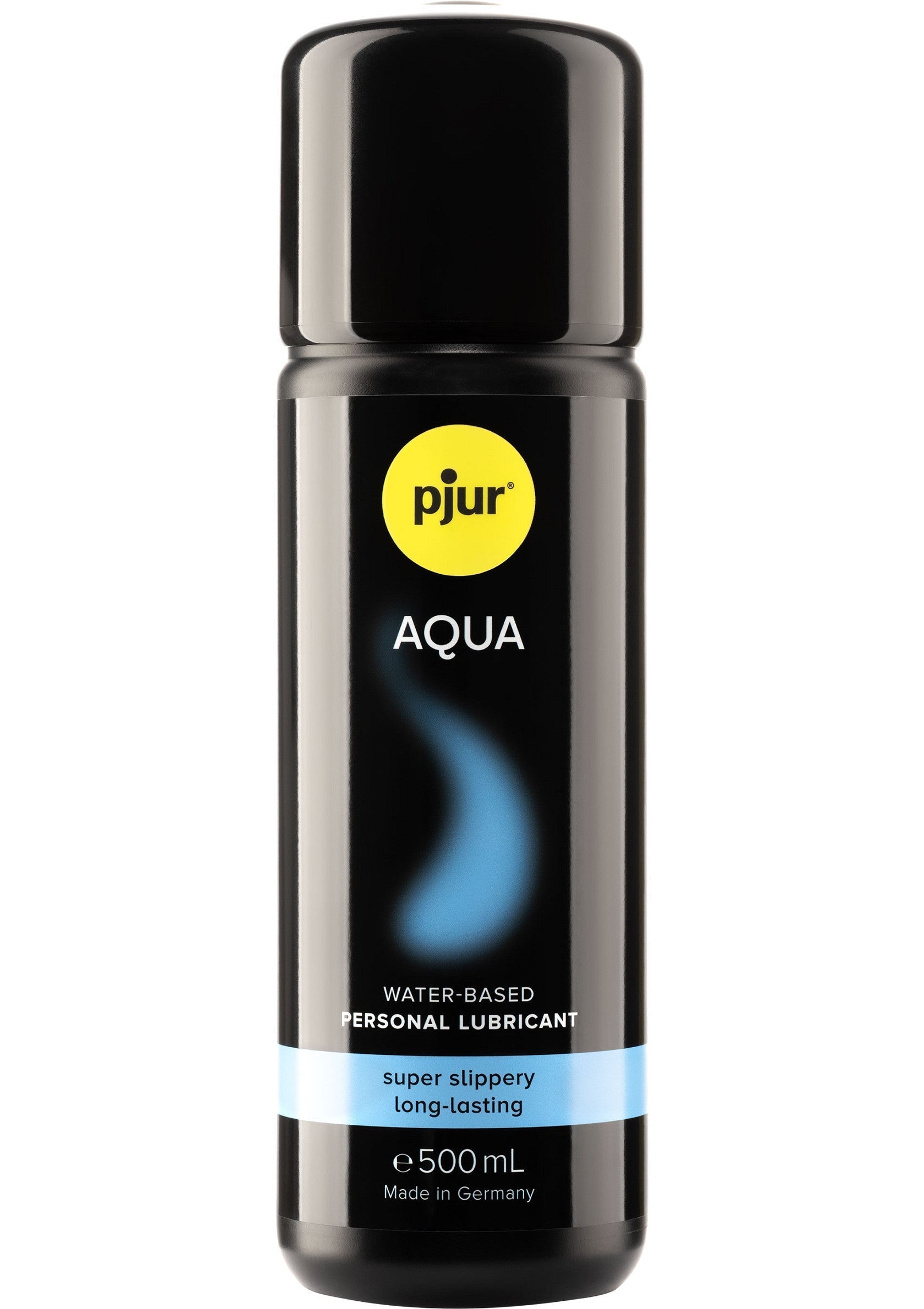 Pjur Aqua lubrifiant intime à base d'eau 500ml. Super glissant et longue durée.; Pjur Aqua glijmiddel op waterbasis 500ml. Super glad en langdurig.; Pjur Aqua water-based personal lubricant 500ml. Super slippery and long-lasting.