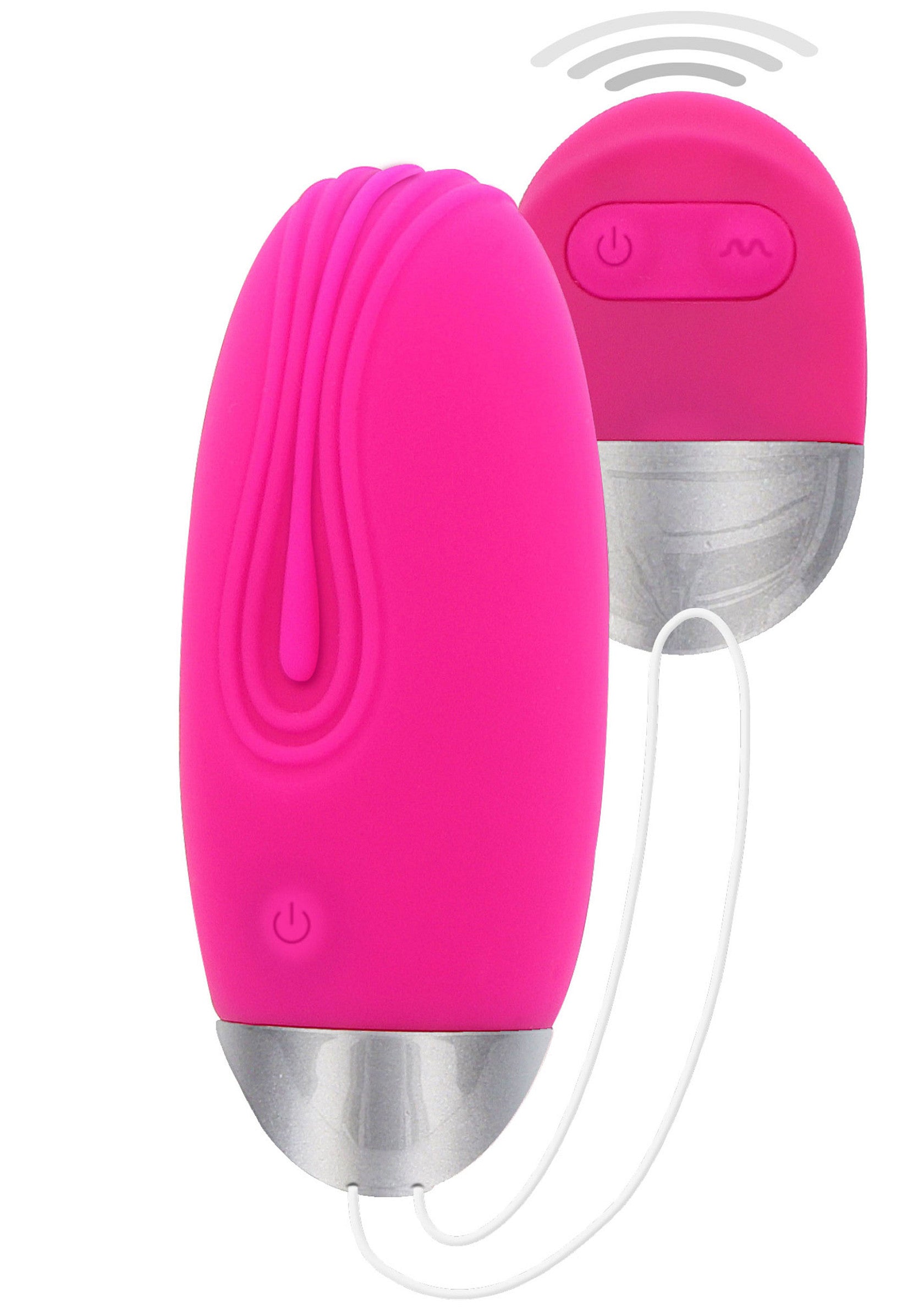 Vibromasseur rose avec télécommande sans fil pour des sensations intenses et personnalisées.; Roze vibrator met draadloze afstandsbediening voor intense en persoonlijke sensaties.; Pink vibrator with wireless remote control for intense, personalized sensations. Shop now!