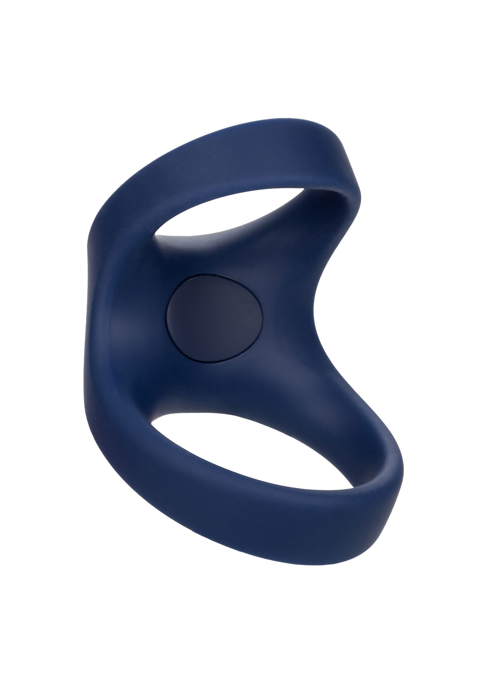 Anneau vibrant bleu marine pour homme. Améliorez votre plaisir et votre endurance.; Marineblauwe vibrerende penisring voor mannen. Verbeter je plezier en uithoudingsvermogen.; Navy blue vibrating cock ring for men. Enhance your pleasure and endurance.