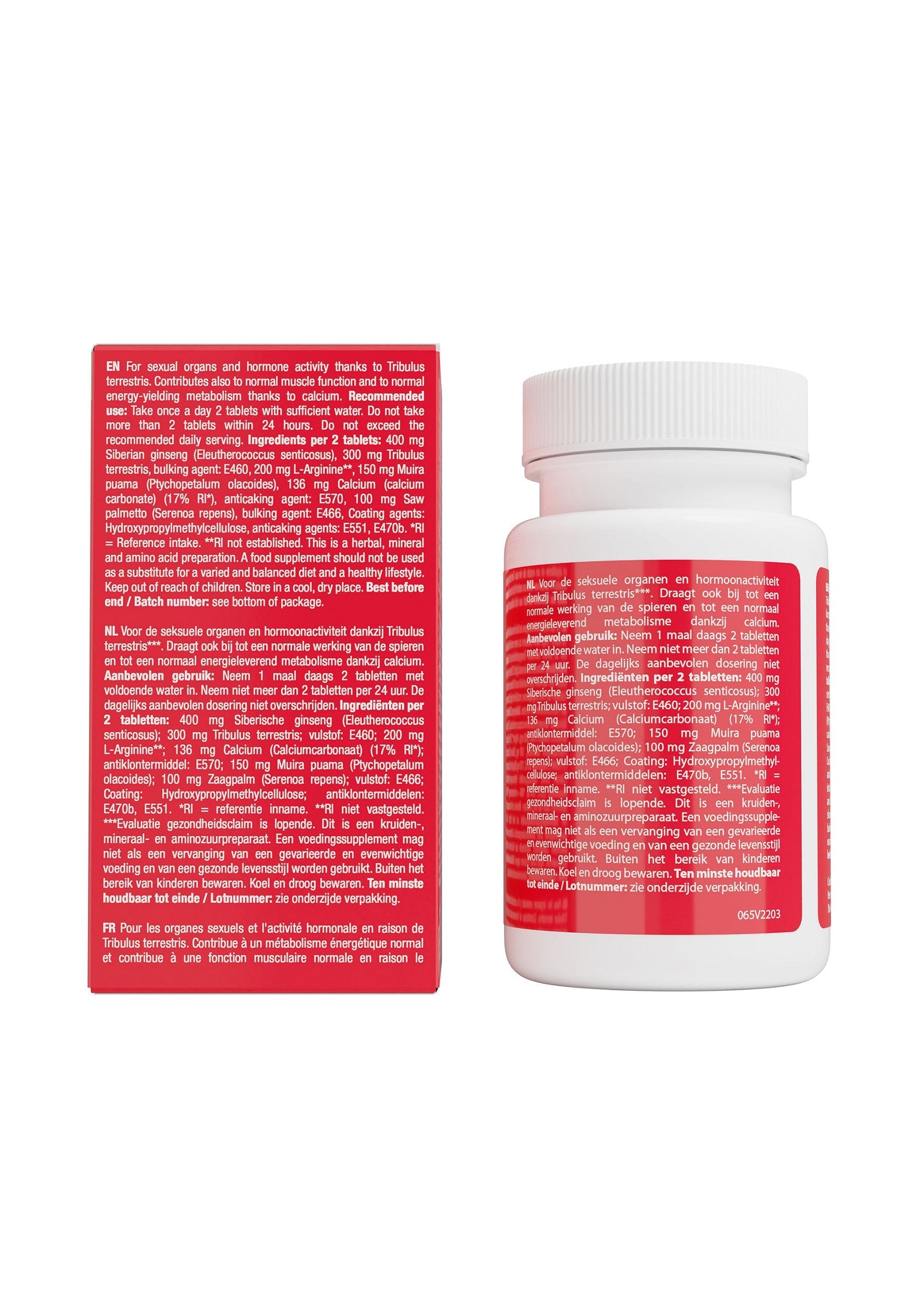 Compléments alimentaires pour la performance. Tribulus Terrestris et L-Arginine pour l'énergie et la vitalité.; Voedingssupplementen voor prestaties. Tribulus Terrestris en L-Arginine voor energie en vitaliteit.; Performance supplements. Tribulus Terrestris and L-Arginine for energy and vitality.