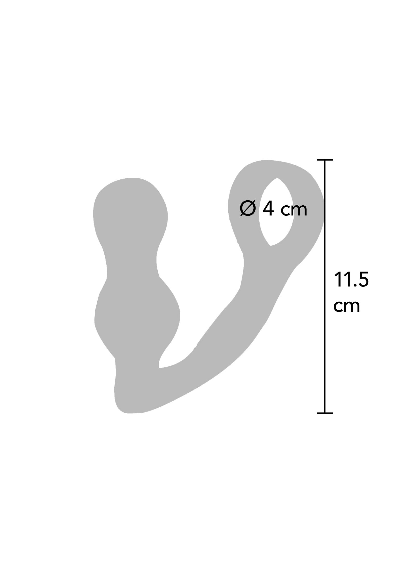 Dessin technique d'un jouet anal, dimensions 11.5cm x 4cm, pour des expériences intimes.; Technische tekening van een anale toy, afmetingen 11,5cm x 4cm, voor intieme ervaringen.; Technical drawing of an anal toy, dimensions 11.5cm x 4cm, for intimate experiences.