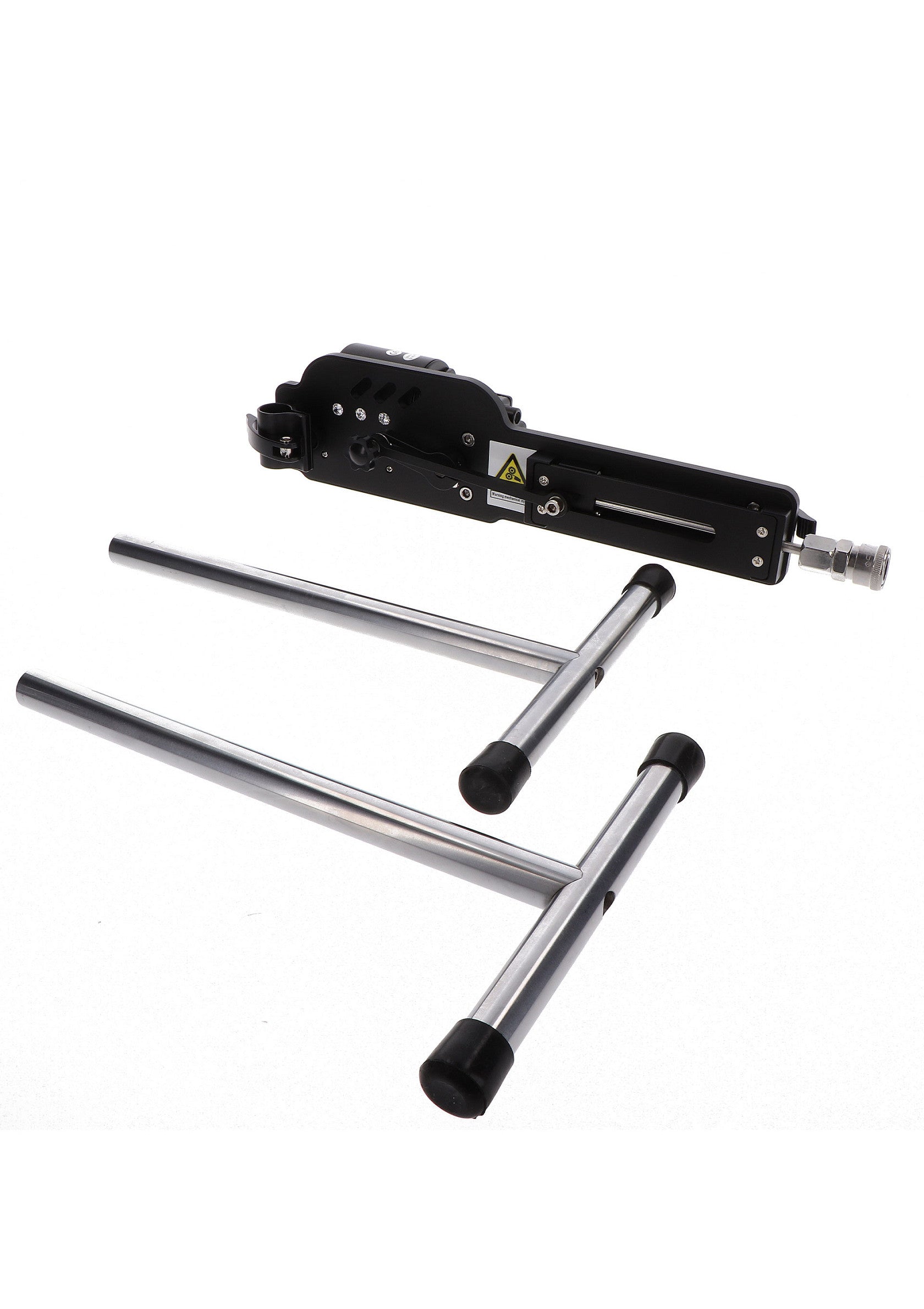 Outil de cerclage professionnel avec support en métal. Idéal pour emballer et sécuriser vos produits.; Professionele omsnoeringsmachine met metalen steun. Ideaal voor het verpakken en beveiligen van uw producten.; Professional strapping tool with metal stand. Ideal for packaging and securing your products.