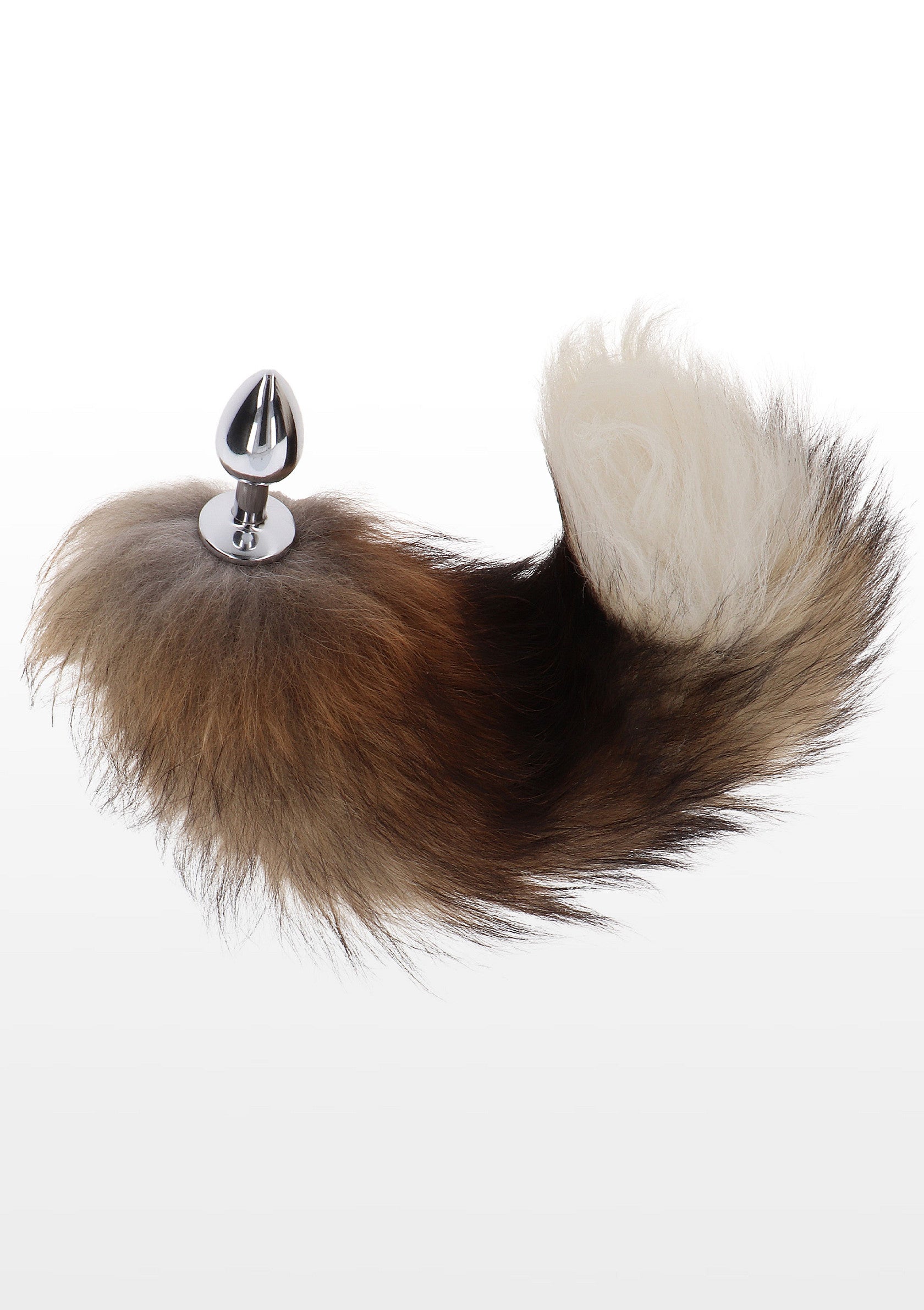 Plug anal queue de renard douce et touffue. Accessoire coquin pour une expérience ludique et sensuelle. ; Zachte, pluizige vosstaart anaal plug. Speels accessoire voor een leuke en sensuele ervaring.; Soft, fluffy fox tail anal plug. Playful accessory for a fun and sensual experience.