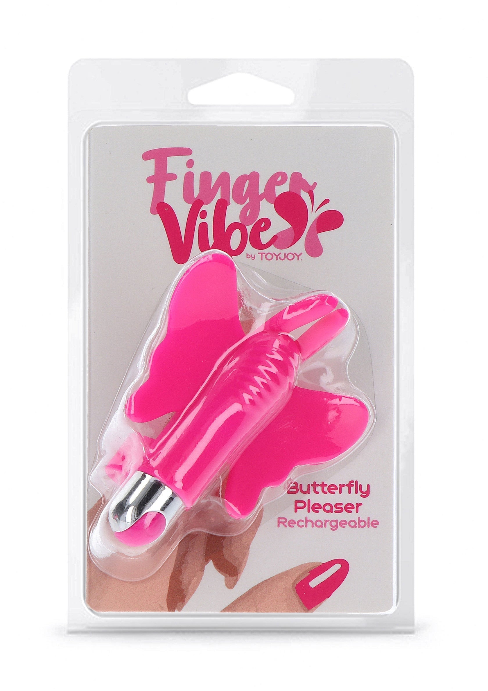 Finger Vibe Butterfly Pleaser rechargeable : vibromasseur vibrant pour le plaisir personnel, compact et rechargeable pour une utilisation discrète.; Finger Vibe Butterfly Pleaser oplaadbaar: vibrerende vinger-vibrator voor persoonlijk genot, compact en oplaadbaar voor discreet gebruik.; Finger Vibe Butterfly Pleaser Rechargeable: Vibrating finger vibe for personal pleasure, compact and rechargeable for discreet use.